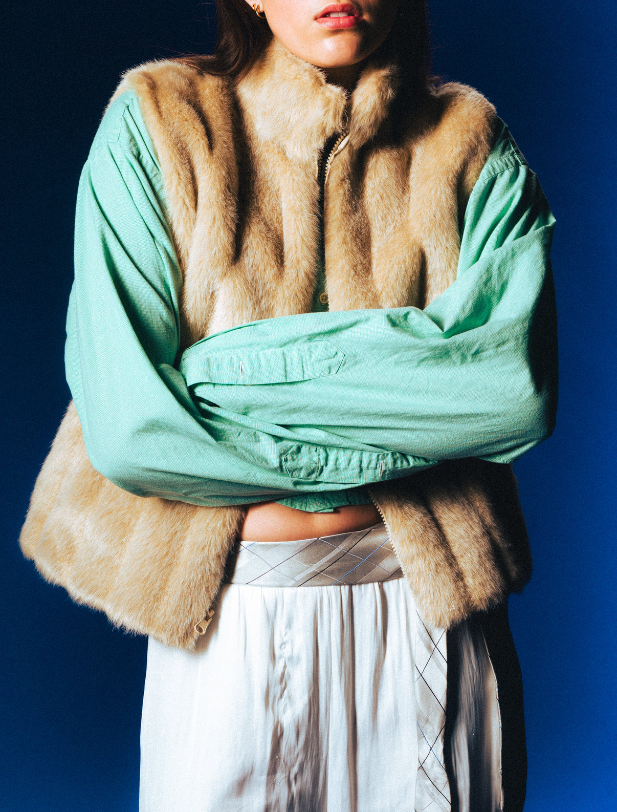 Faux Fur Reversible Vest