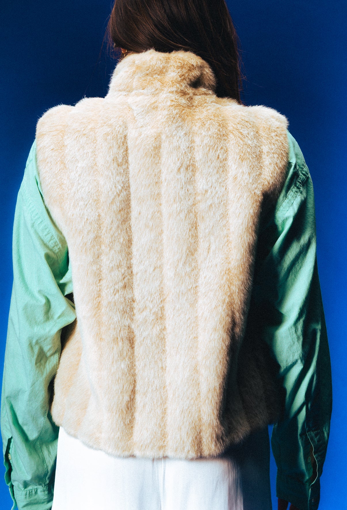 Faux Fur Reversible Vest