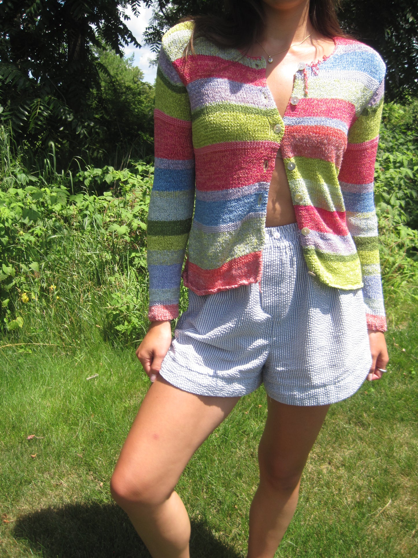 Colors of the Summer Knit Cardigan