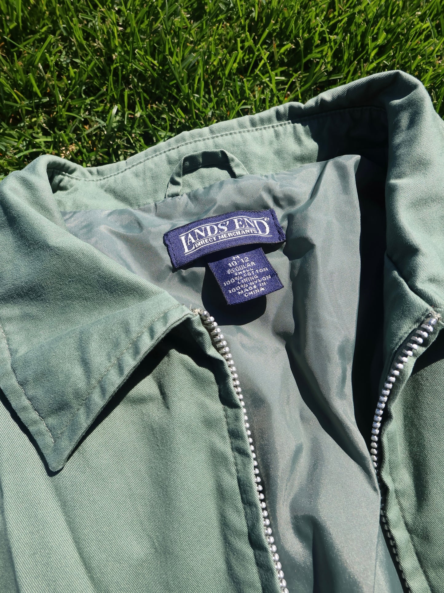 Lands End Stunning Zip Up Jacket