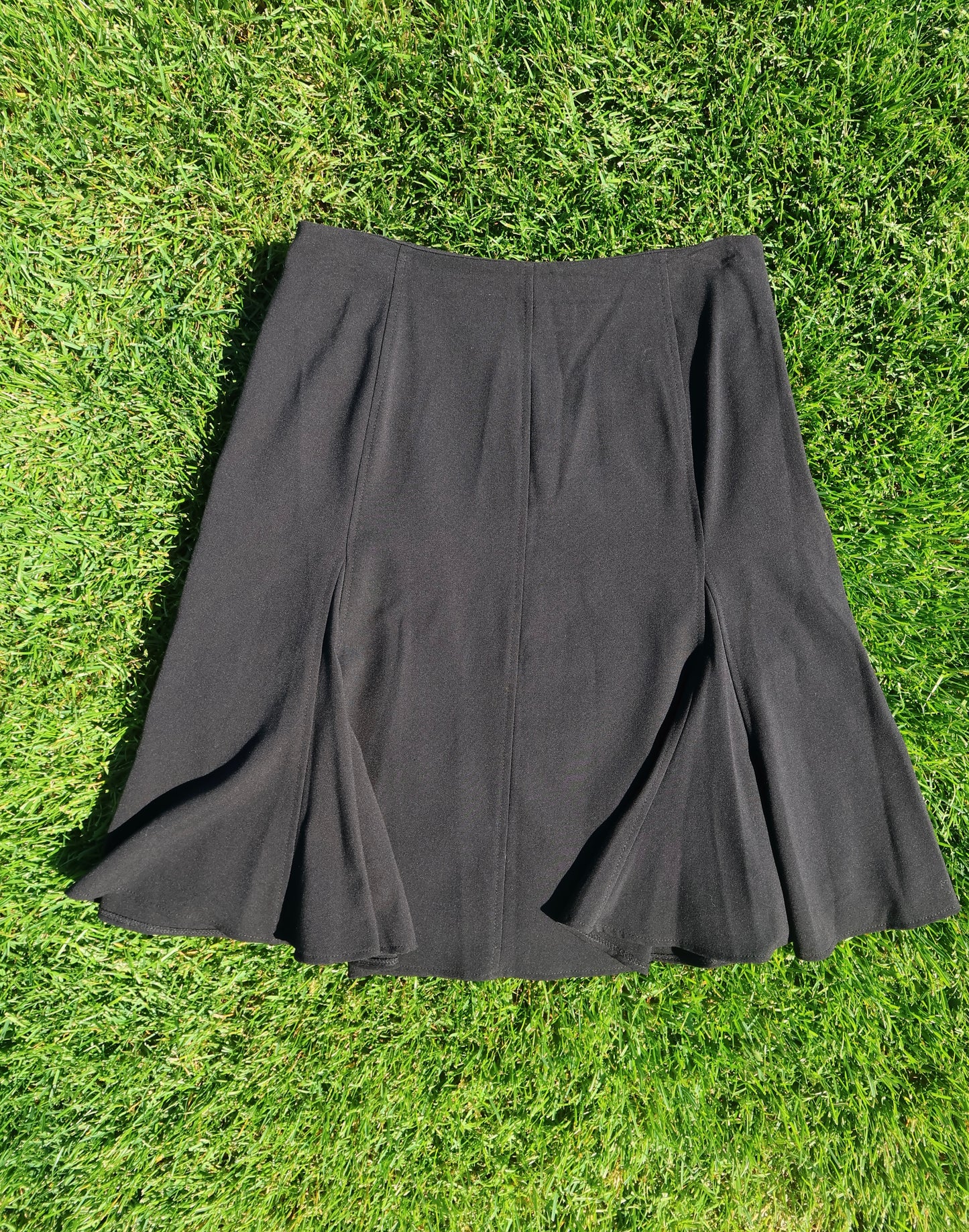 Staple Black Flowy Midi Skirt
