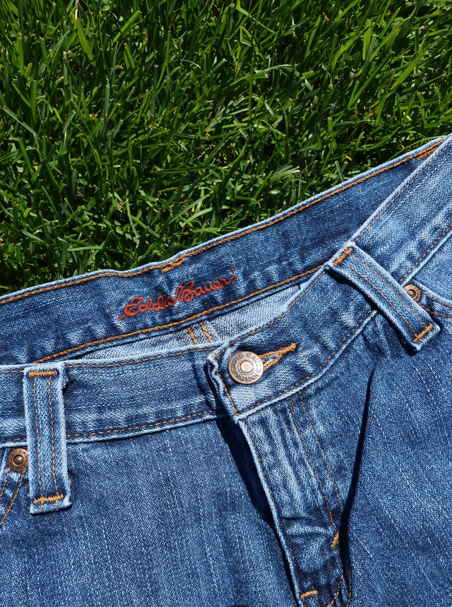 Eddie Bauer Dark Denim Capris