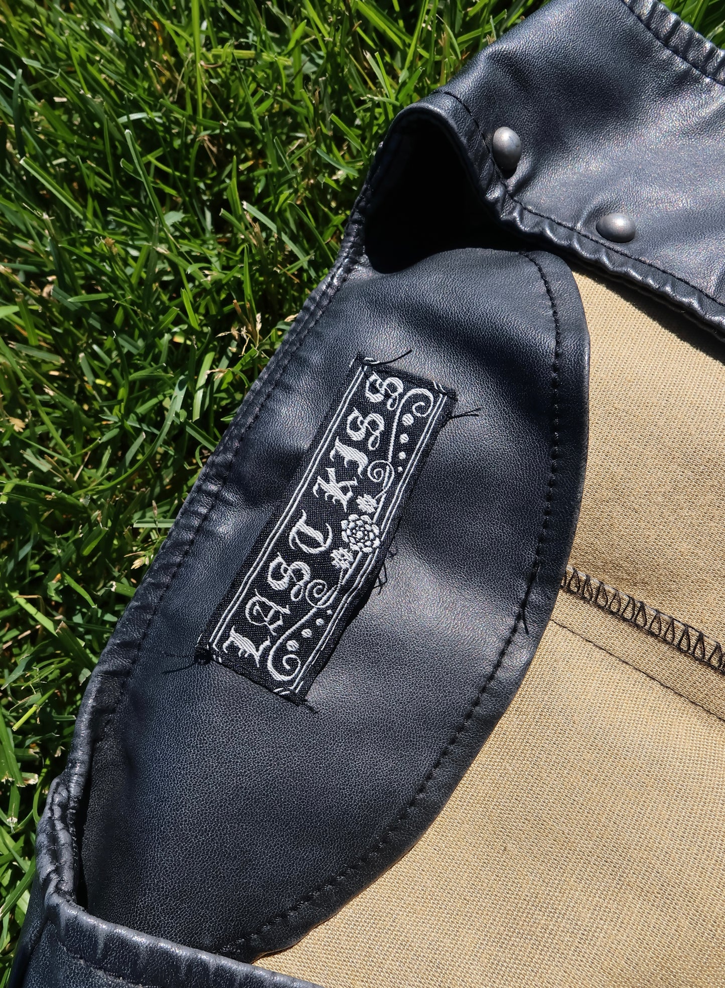 Vintage Leather Studded Vest