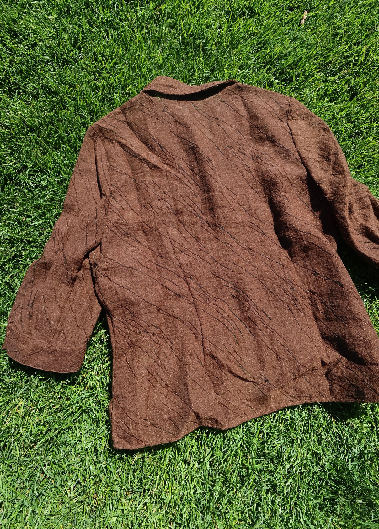 Brown Chicos Sheer Button Up