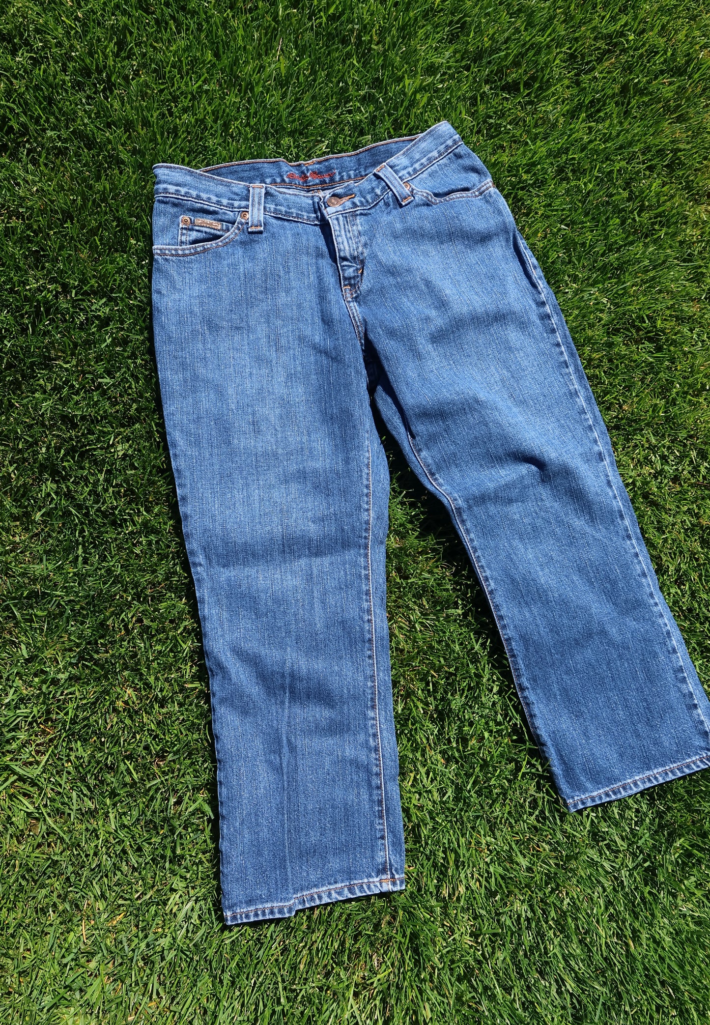 Eddie Bauer Dark Denim Capris