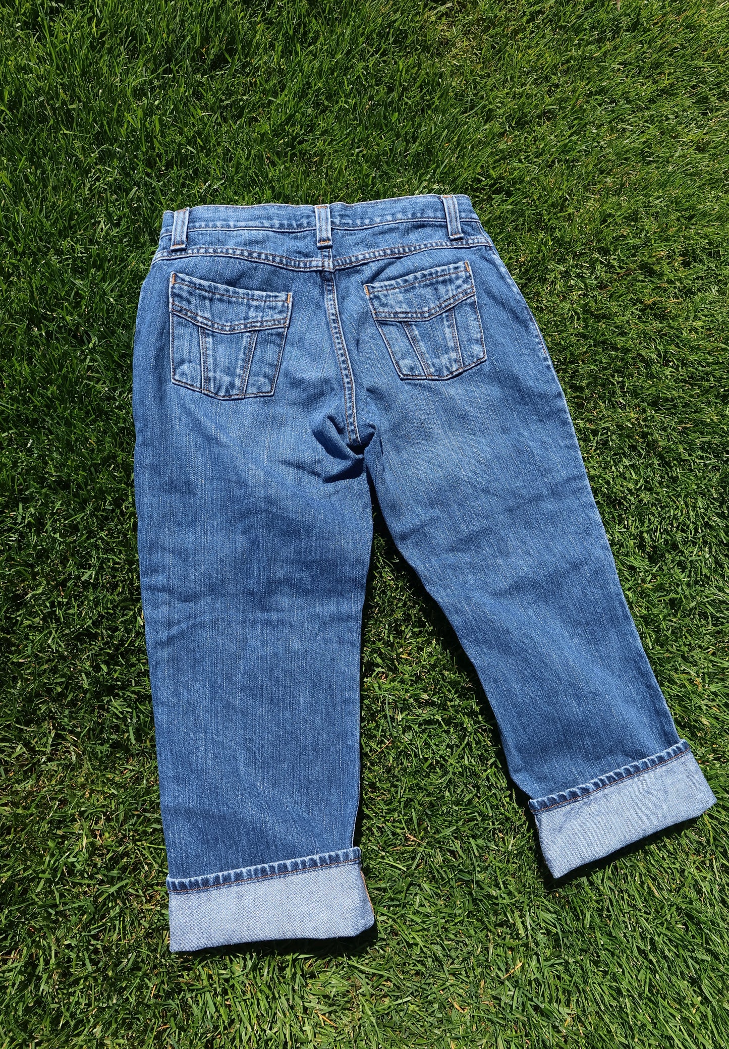 Eddie Bauer Dark Denim Capris