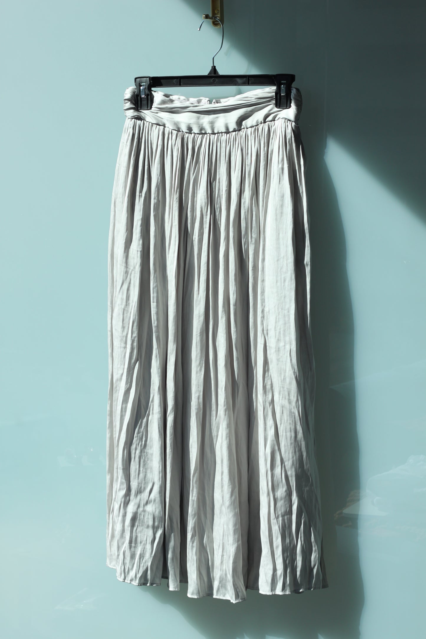 Silver Silk Princess Skirt