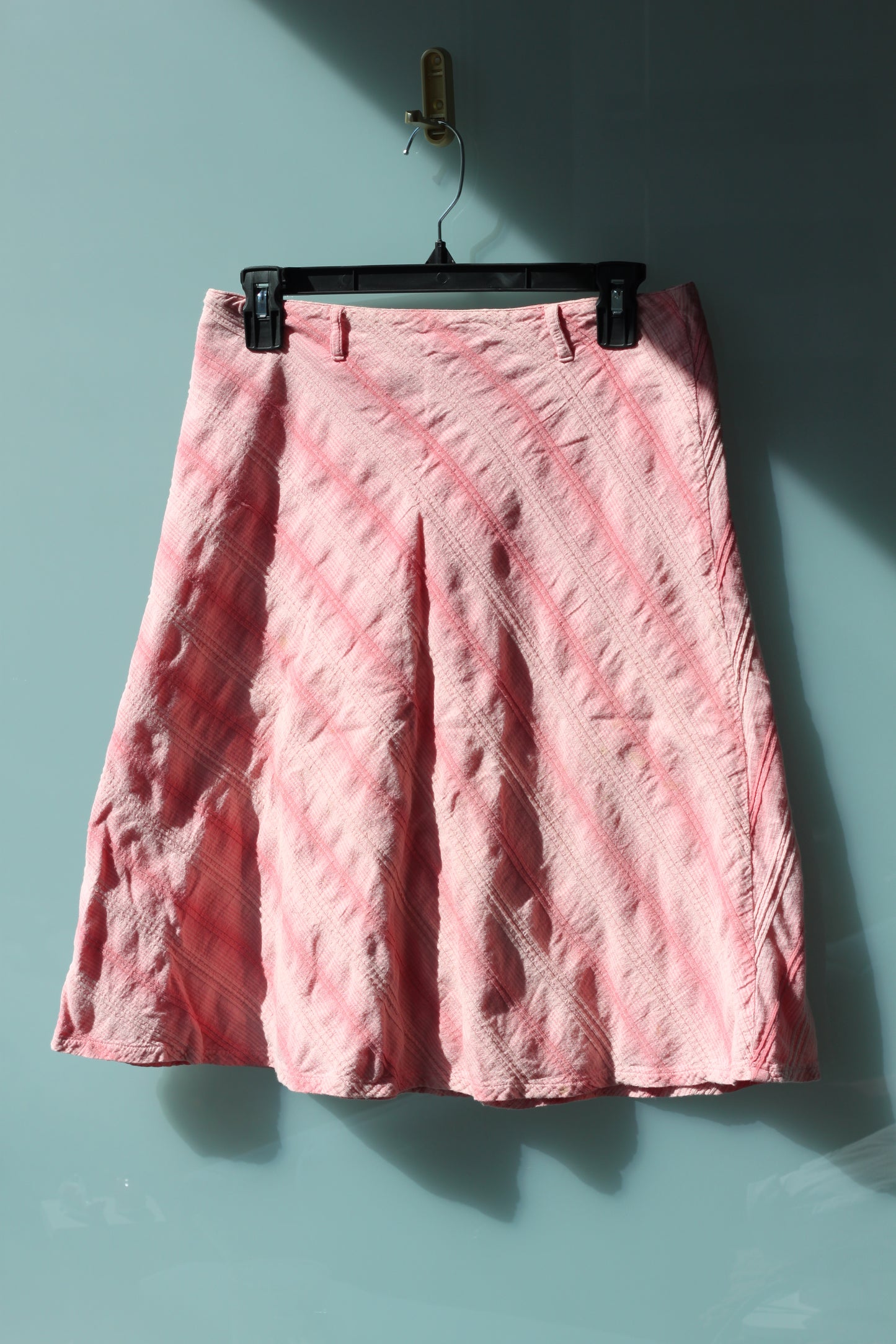 Vintage Shades of Pink Midi Skirt