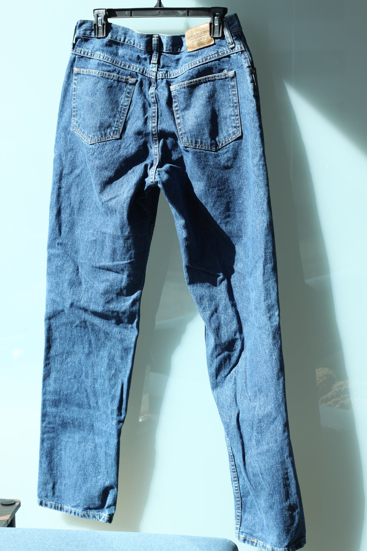 Low Waisted Perfect Dark Wash Wrangler Jeans