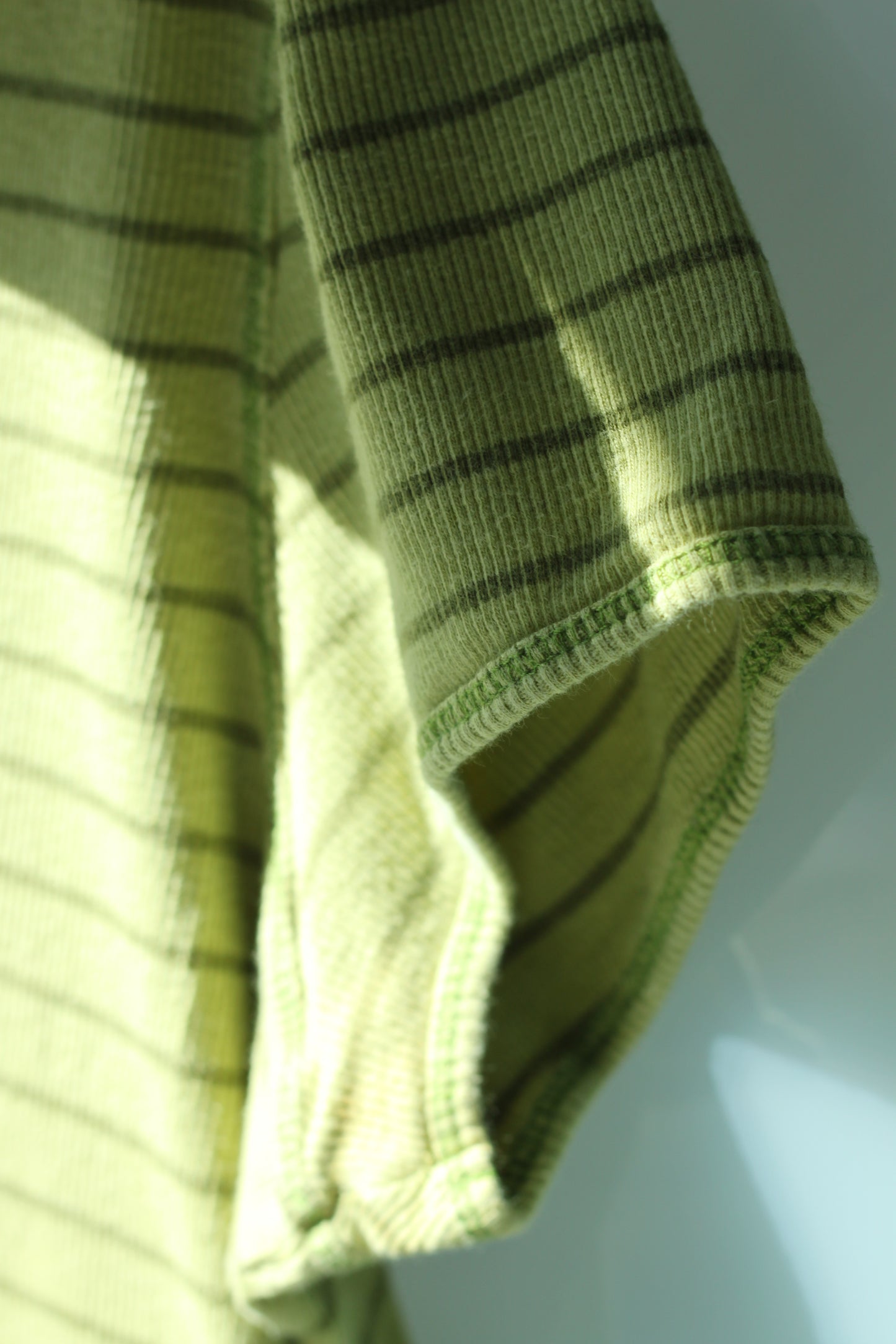 Sage Green Quarter Button Baby Tee