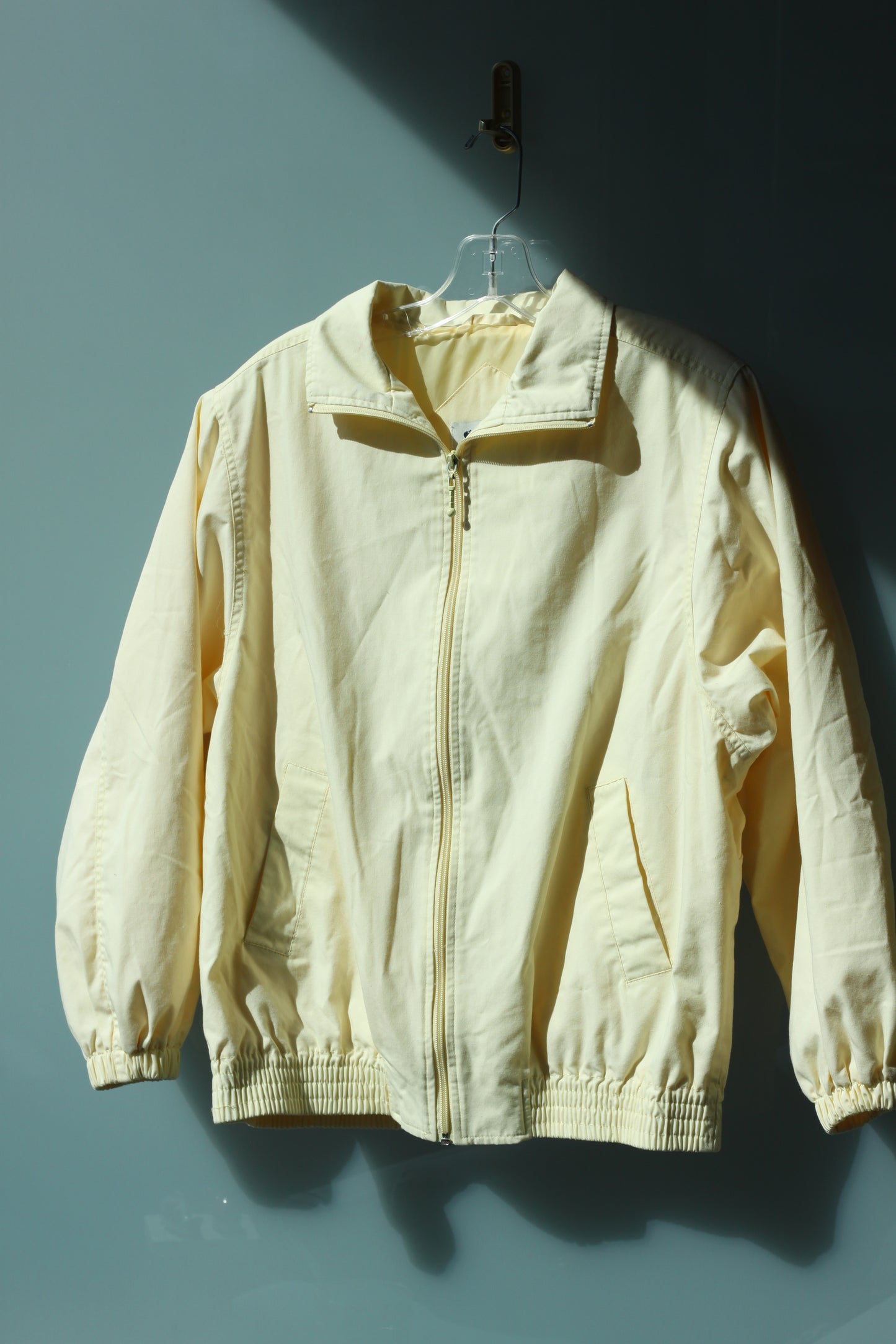 Butter Yellow Bomber Jacket