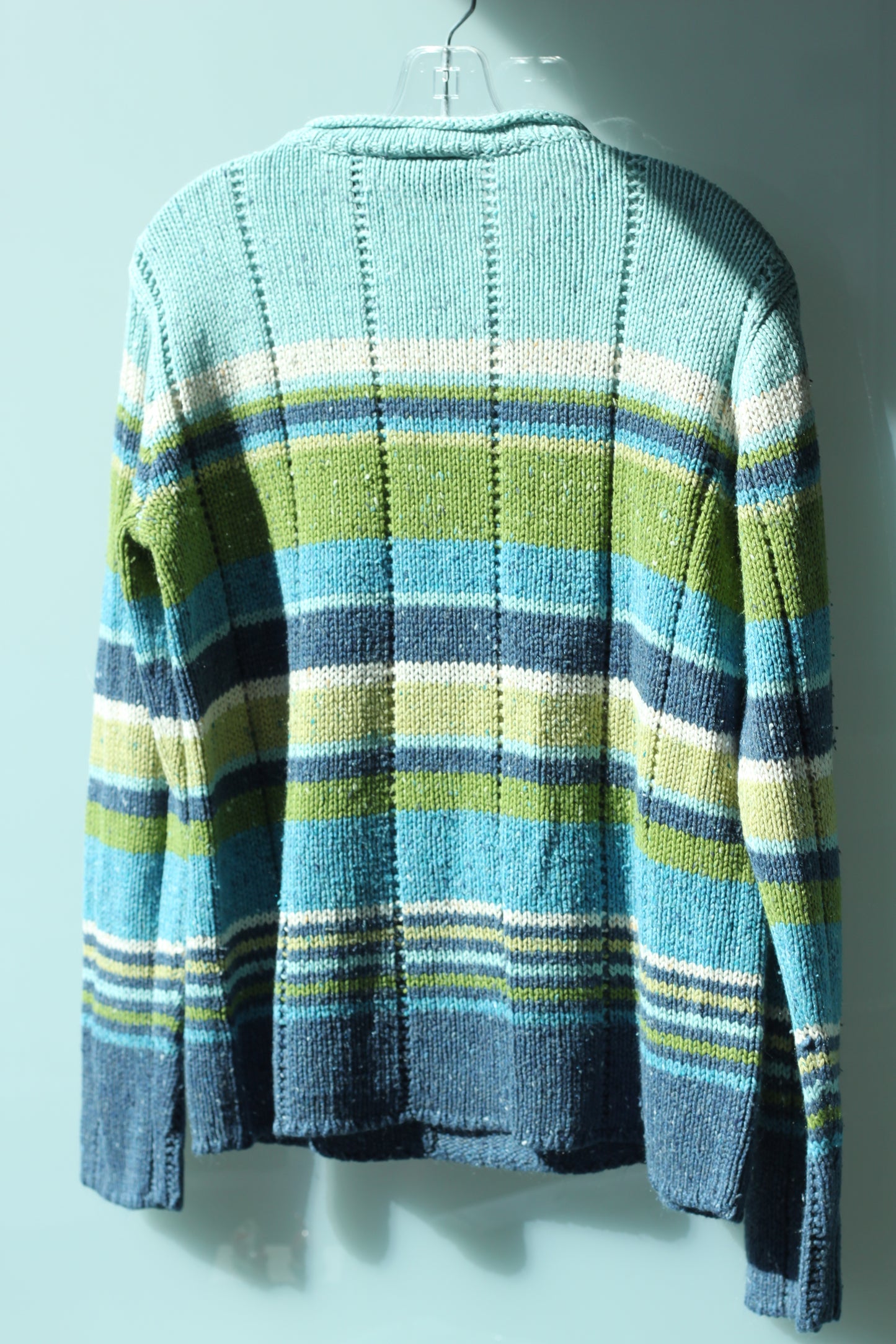 Vintage Earth Tone Mock Neck Sweater