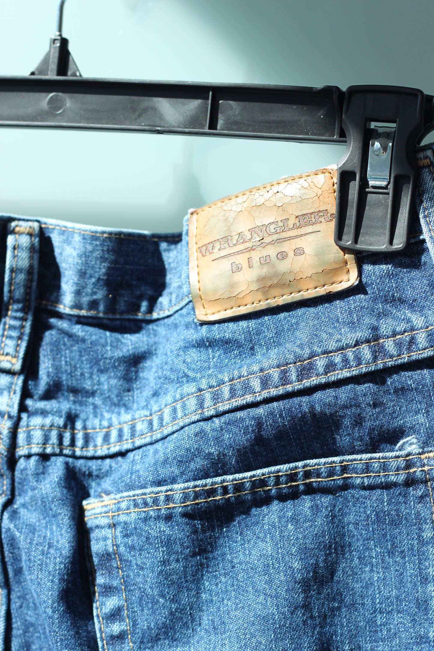 Low Waisted Perfect Dark Wash Wrangler Jeans