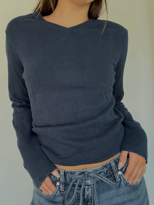 Classic Navy Blue Levis Sweater