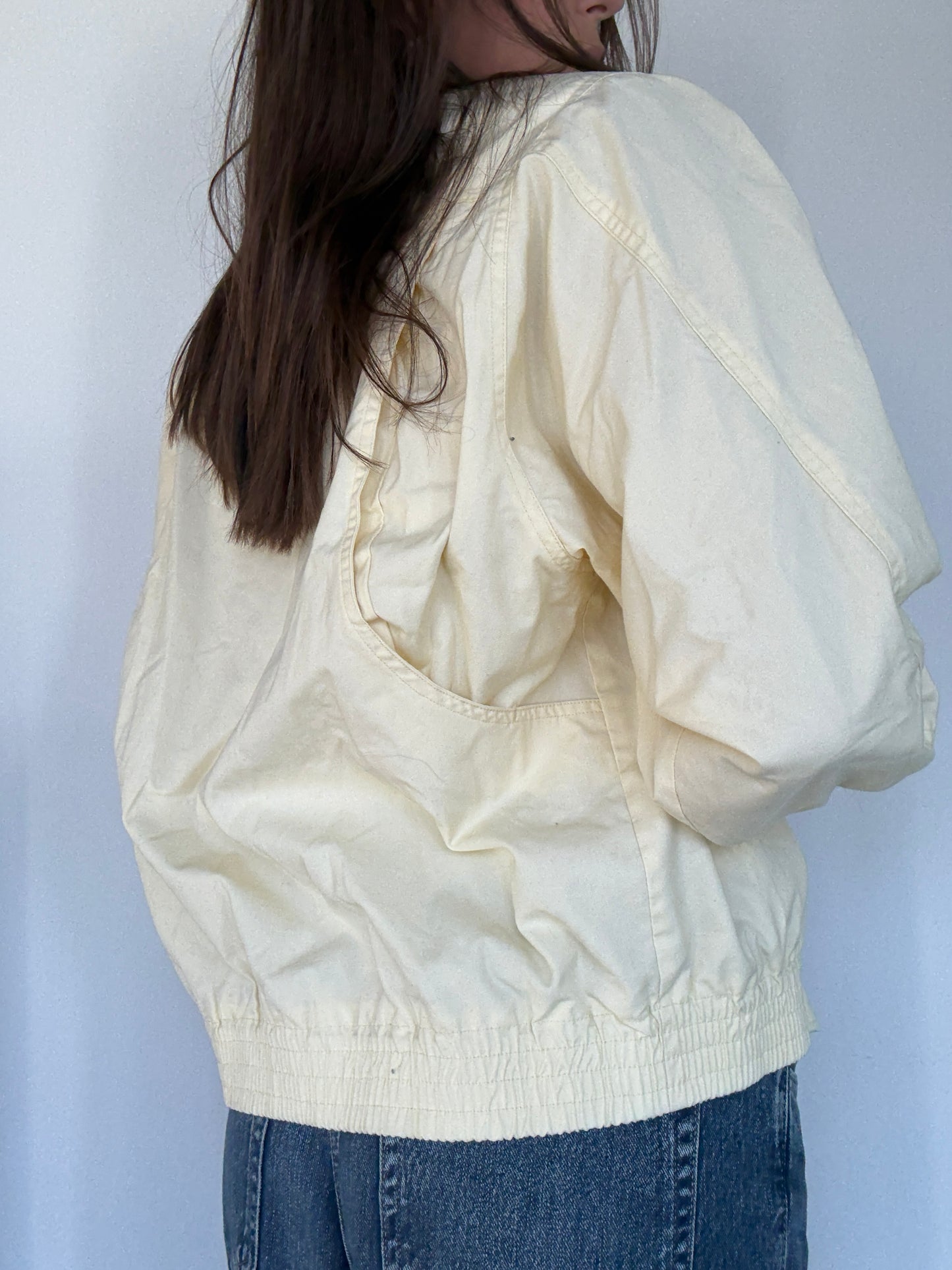 Butter Yellow Bomber Jacket