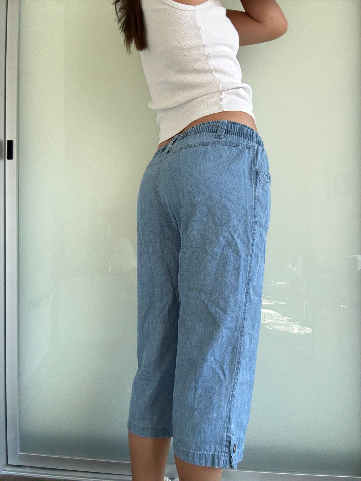 Vintage Denim Capri
