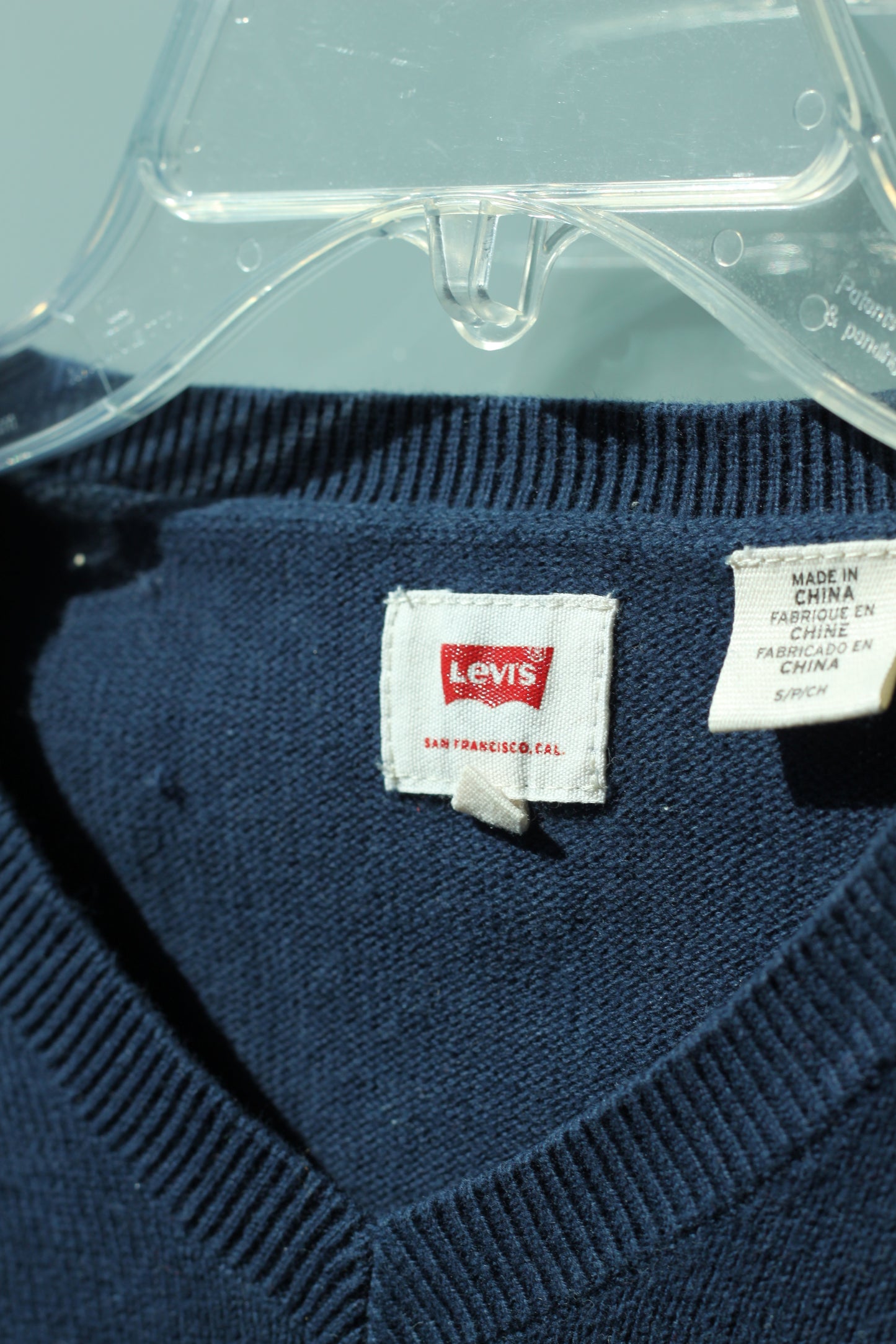 Classic Navy Blue Levis Sweater