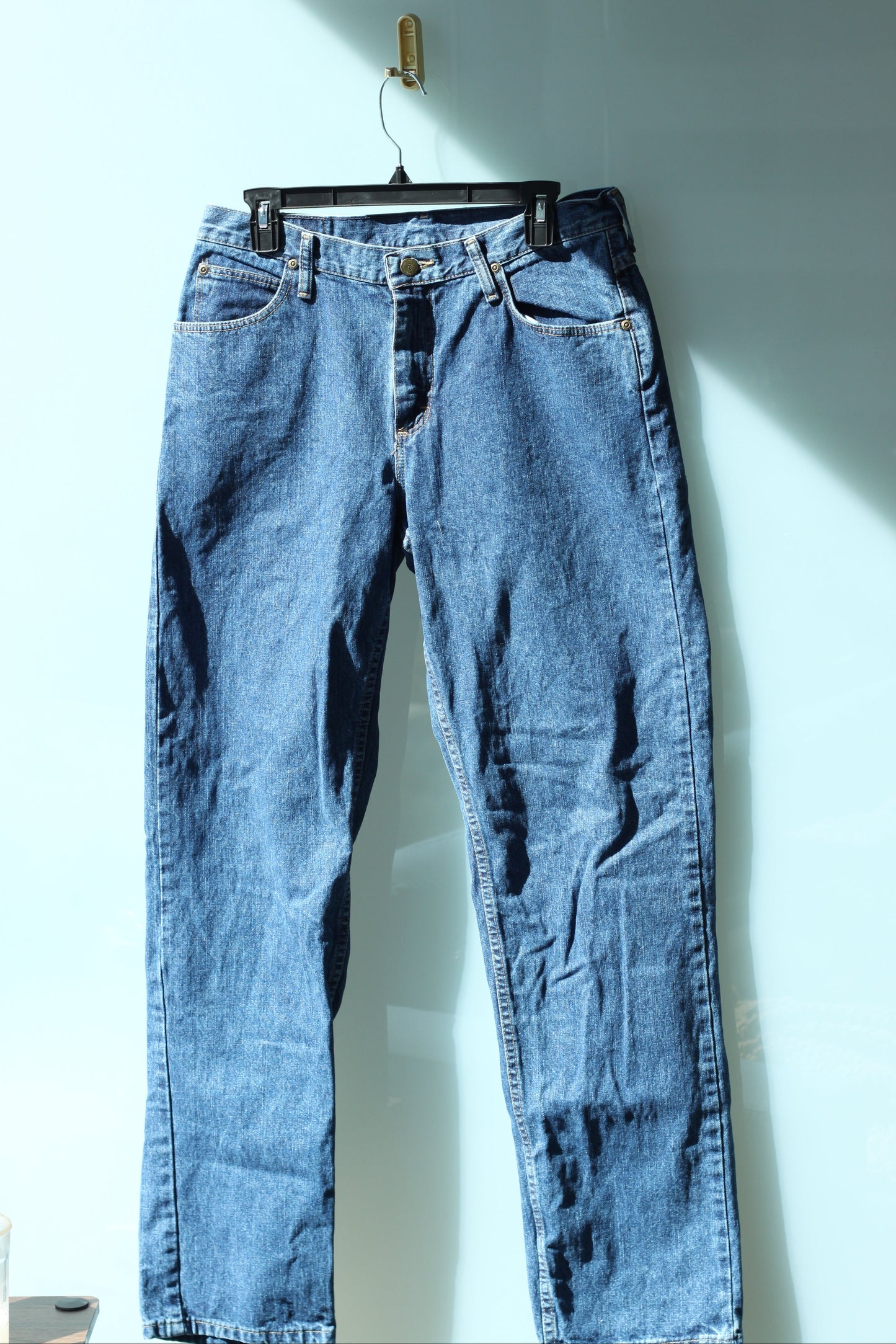 Low Waisted Perfect Dark Wash Wrangler Jeans