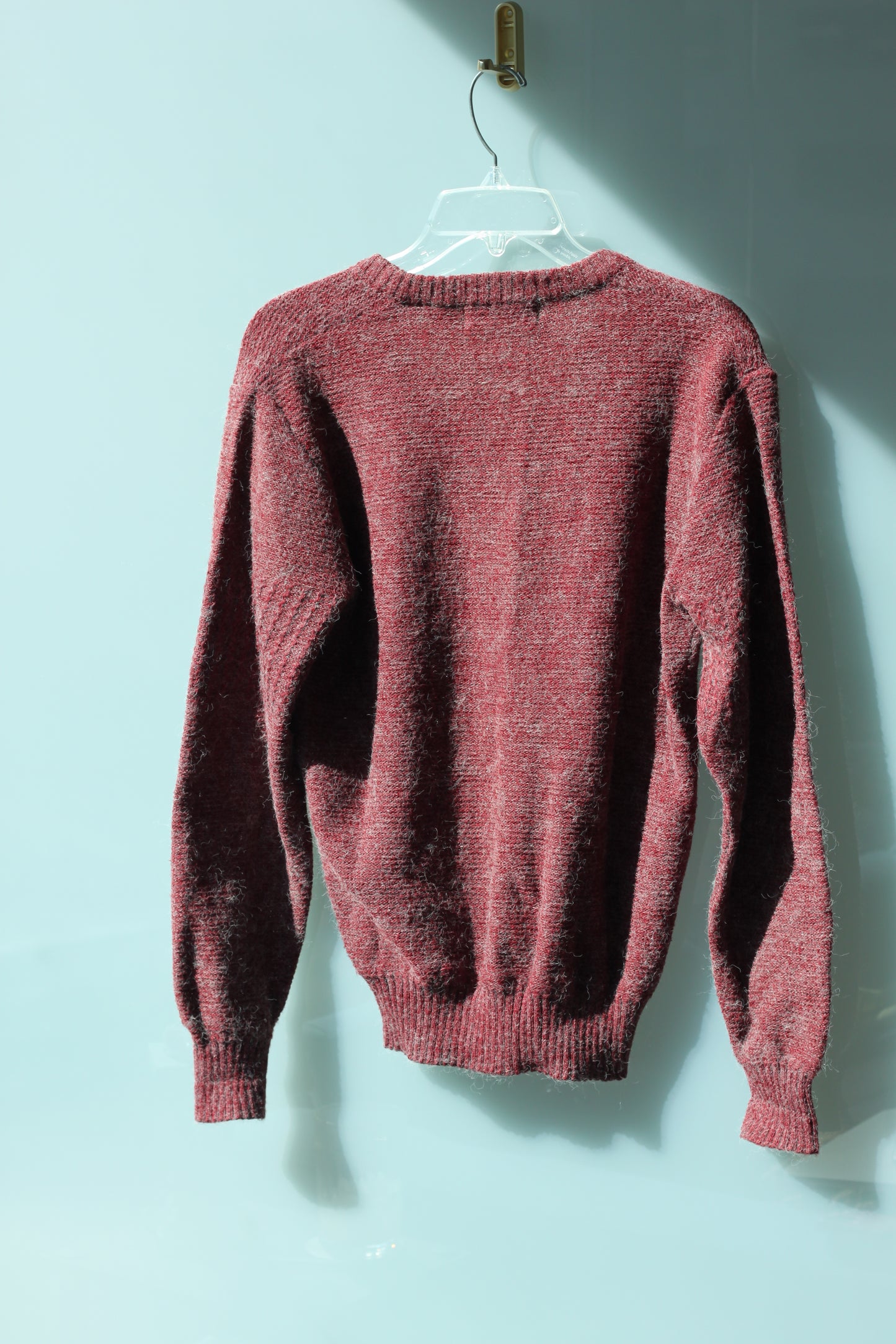 Vintage Cherry Red Thick Sweater