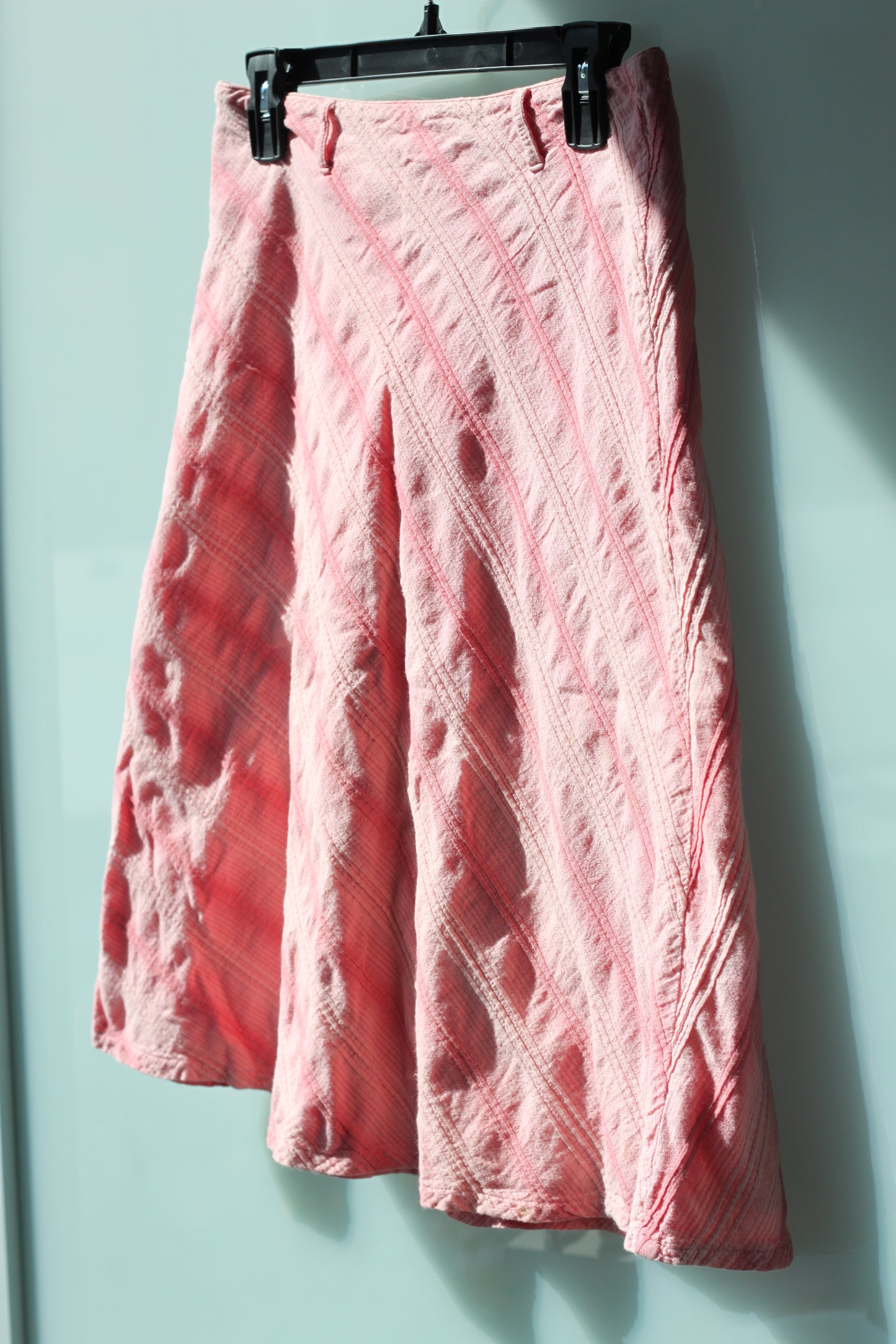 Vintage Shades of Pink Midi Skirt