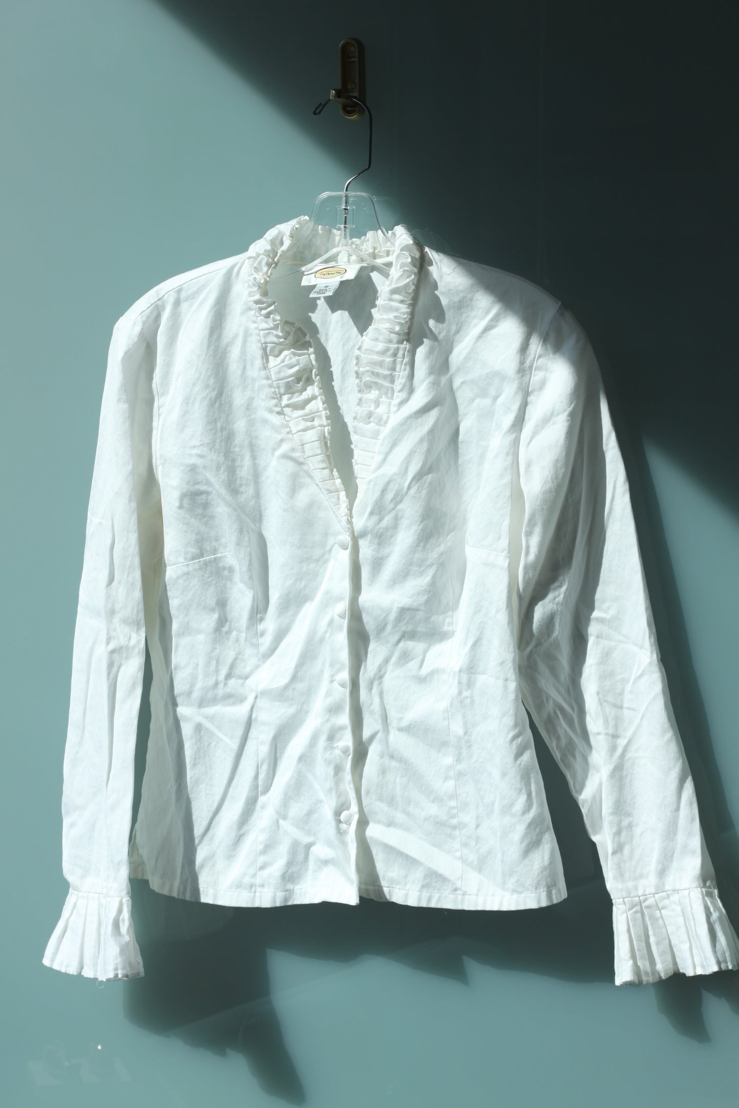 Talbots Fun Take on a White Button-Up