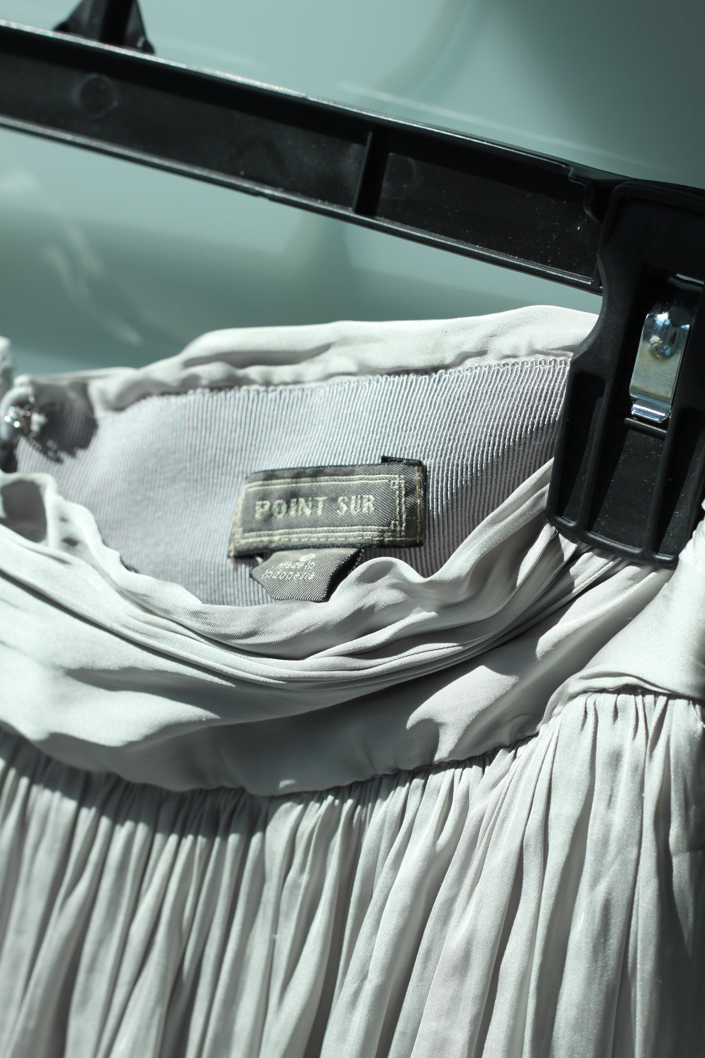 Silver Silk Princess Skirt