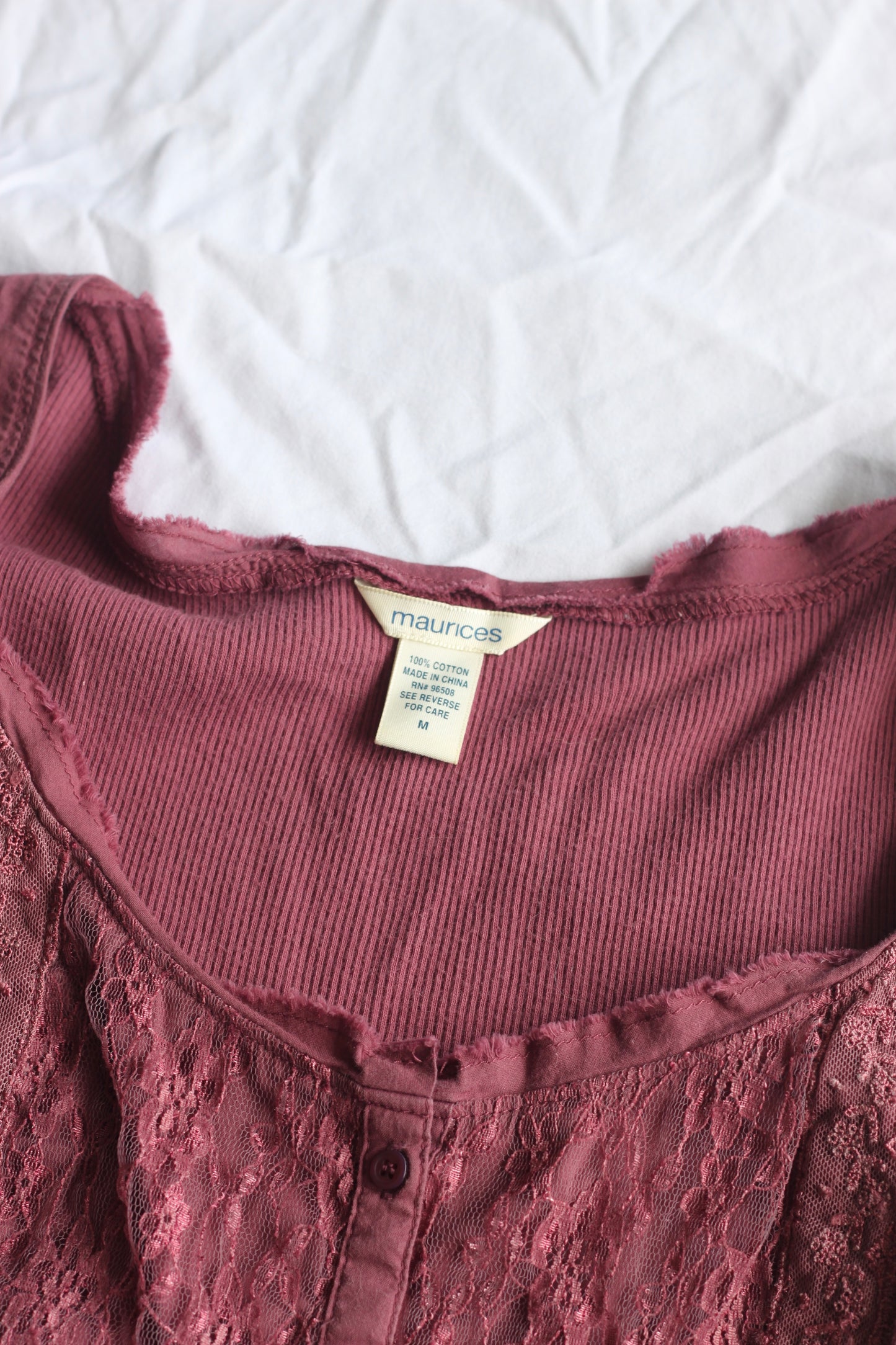 Mauve Princess Boho Tank Top