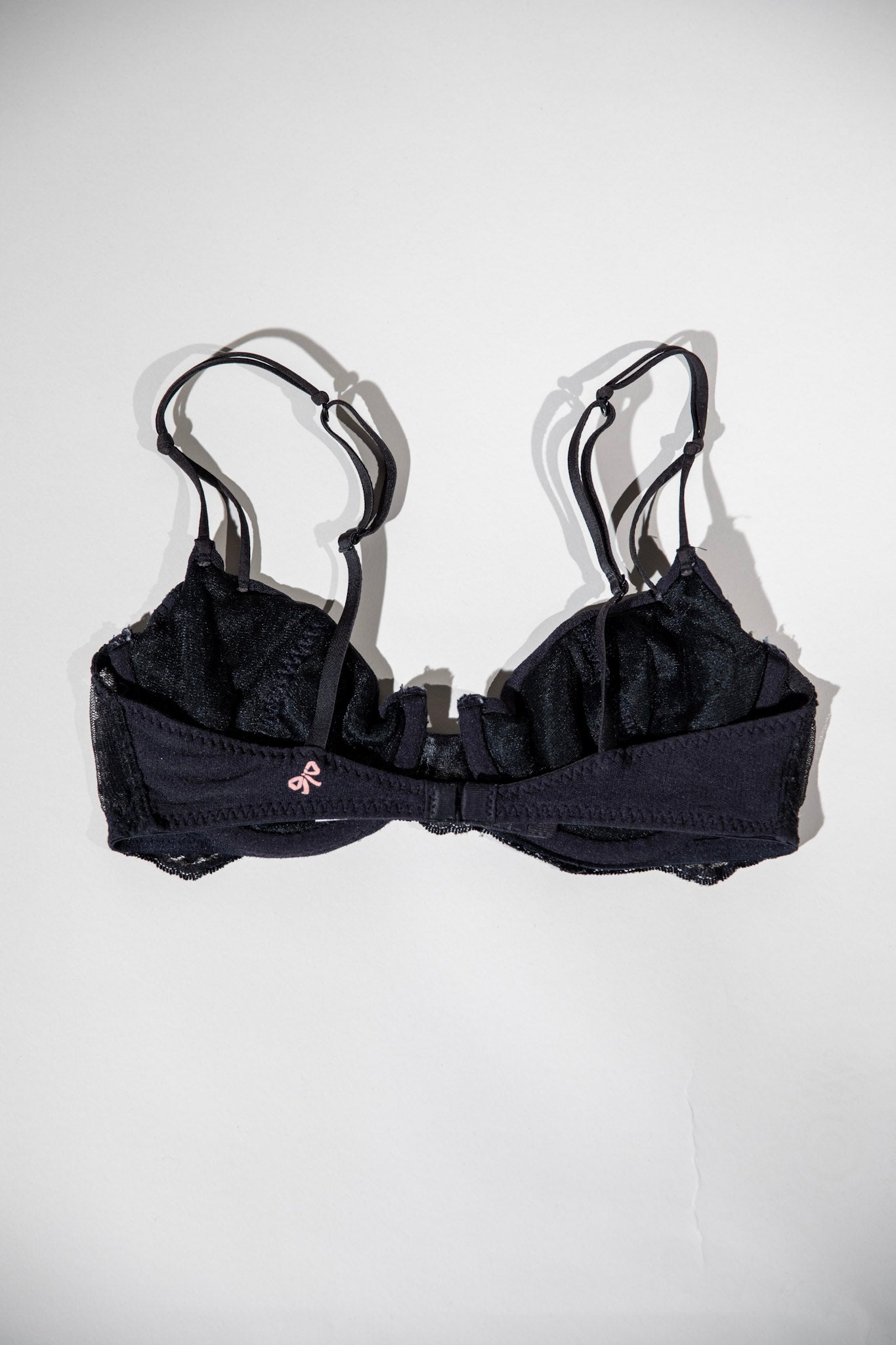 Vintage Victorias Secret Black Lace Bra