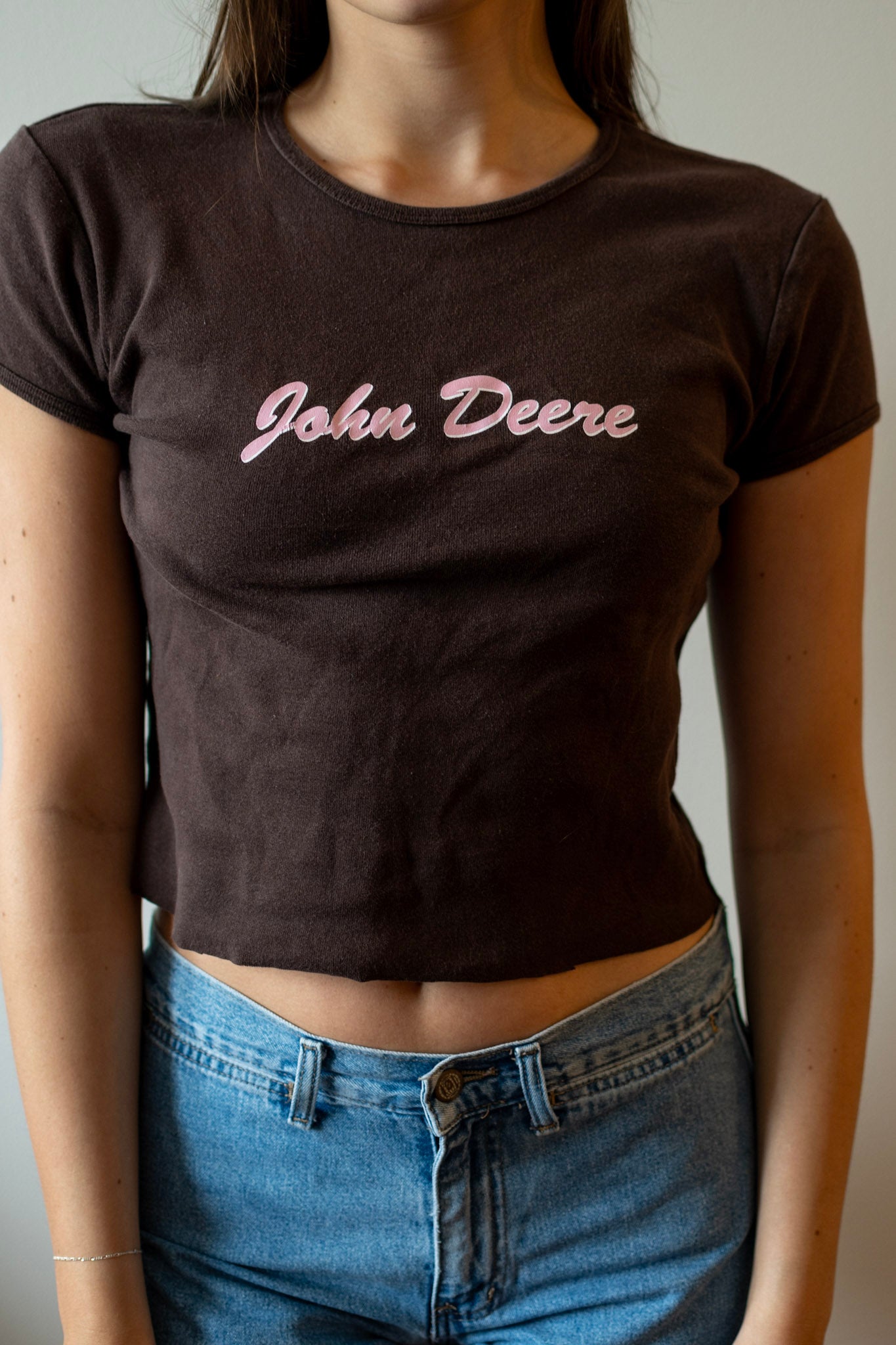 John Deer Crop Baby Tee