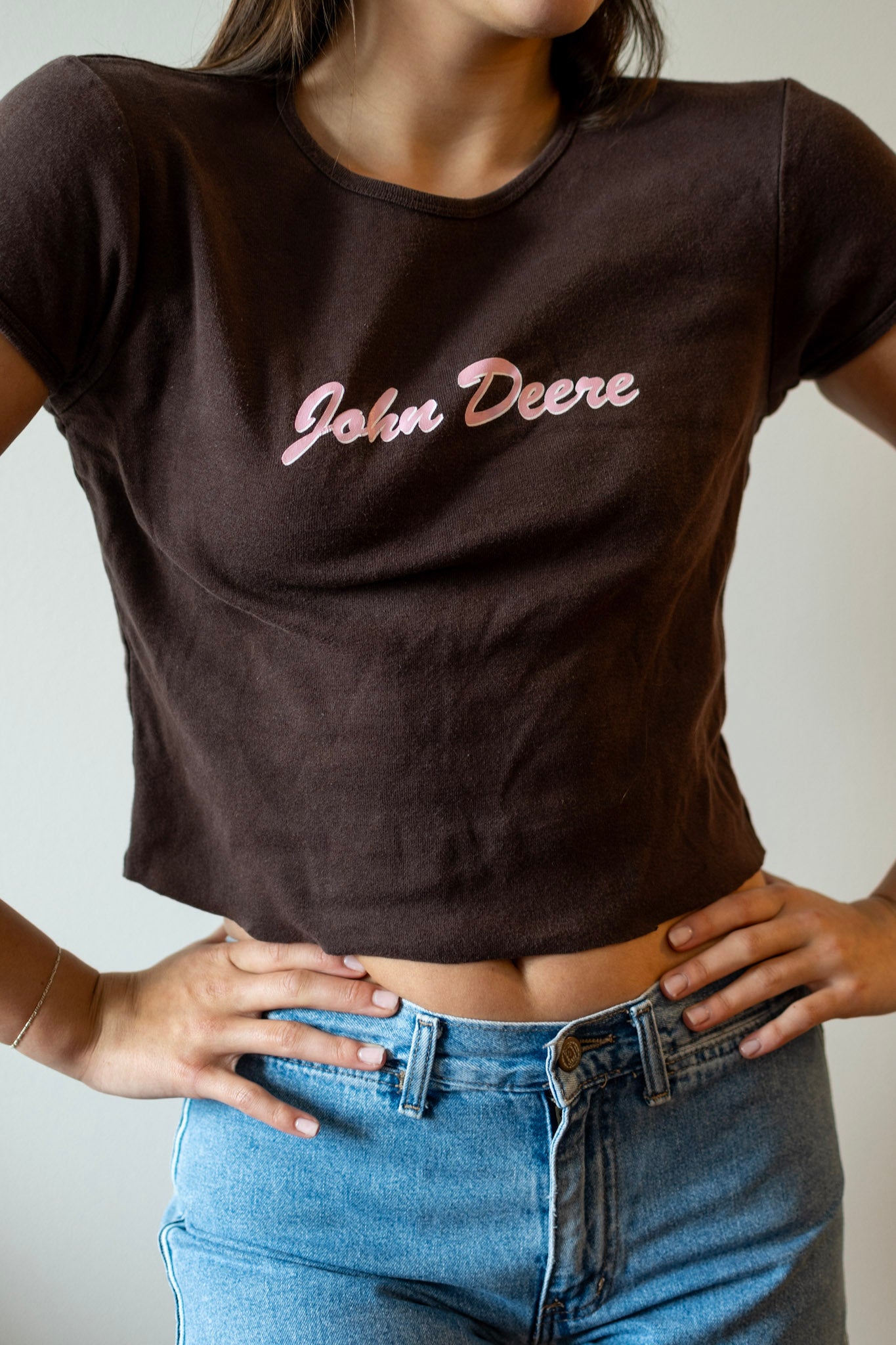 John Deer Crop Baby Tee