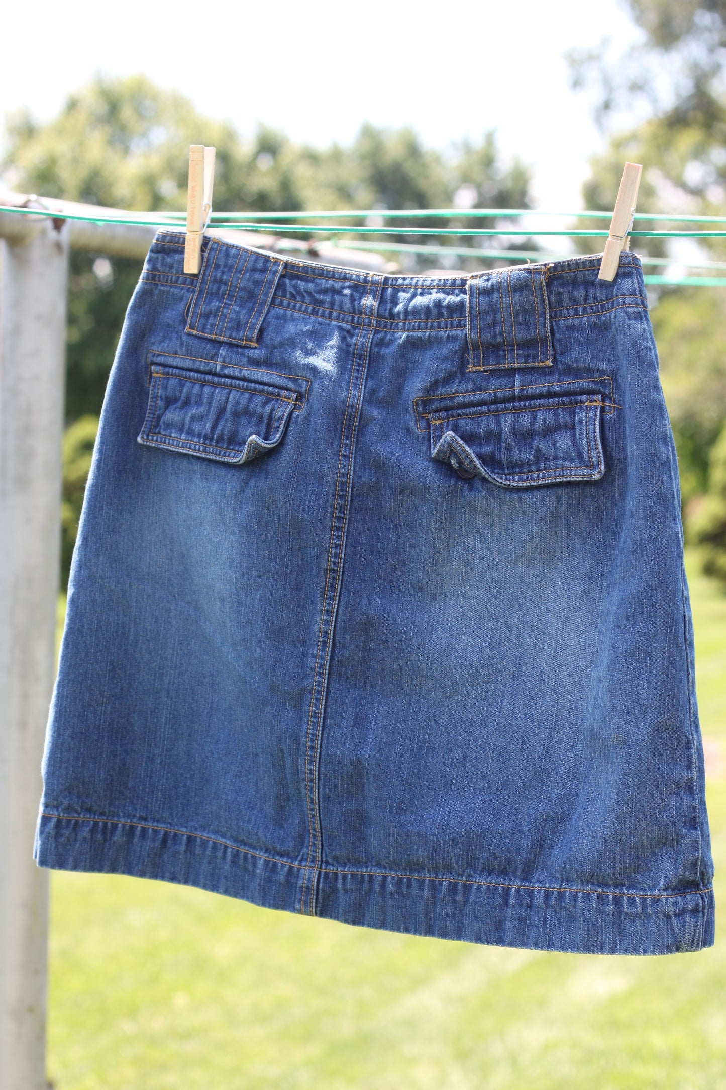 Vintage Button Up Skort