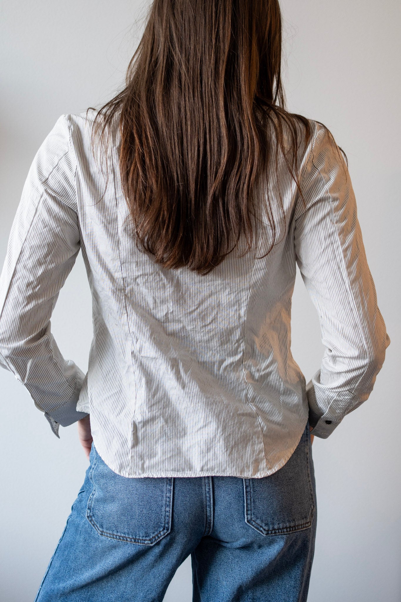 Vintage Stripe Button Up