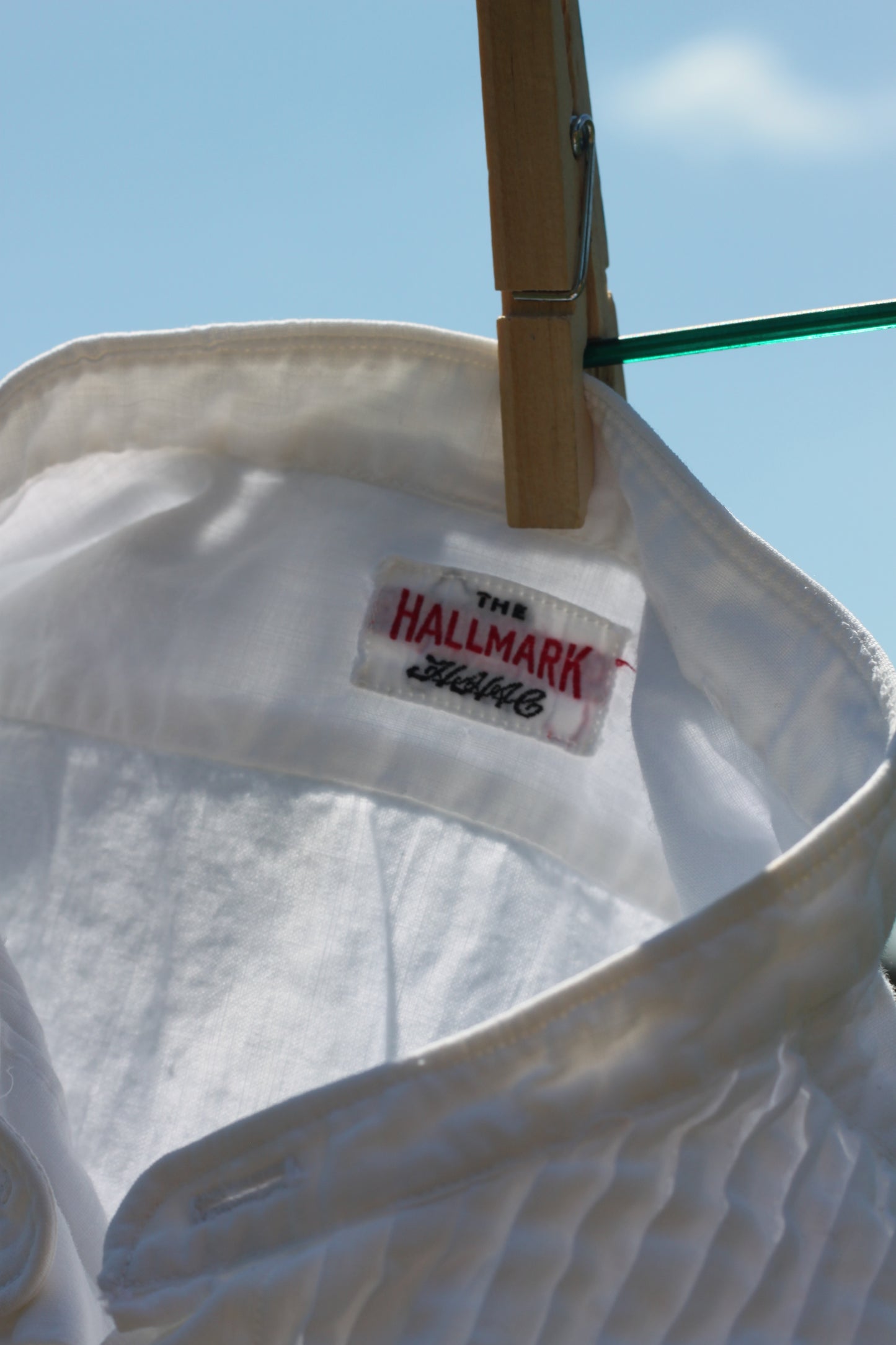 White Vintage Linen Blouse