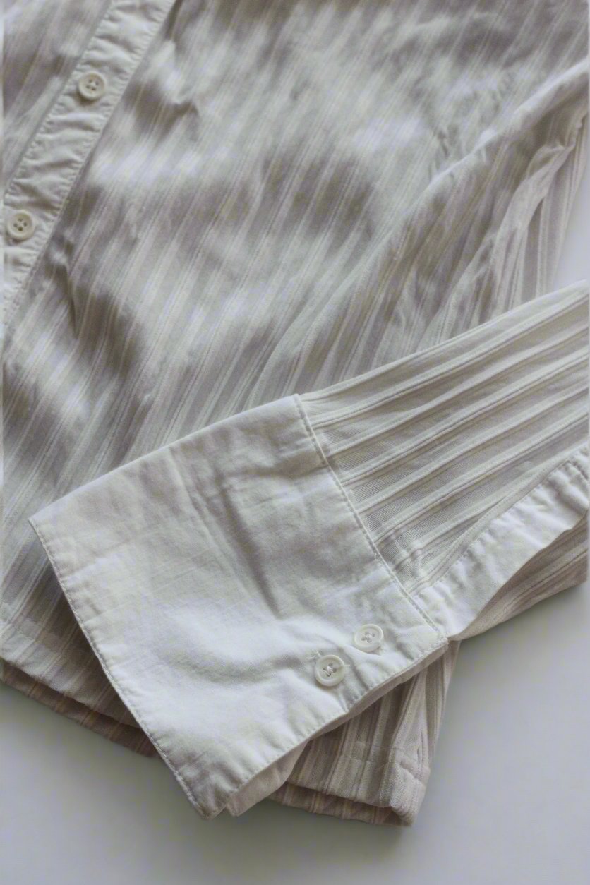 Trendy White Button Up