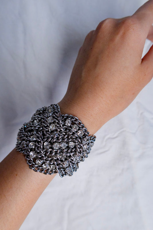 Chunky Metal Detailed Bracelet