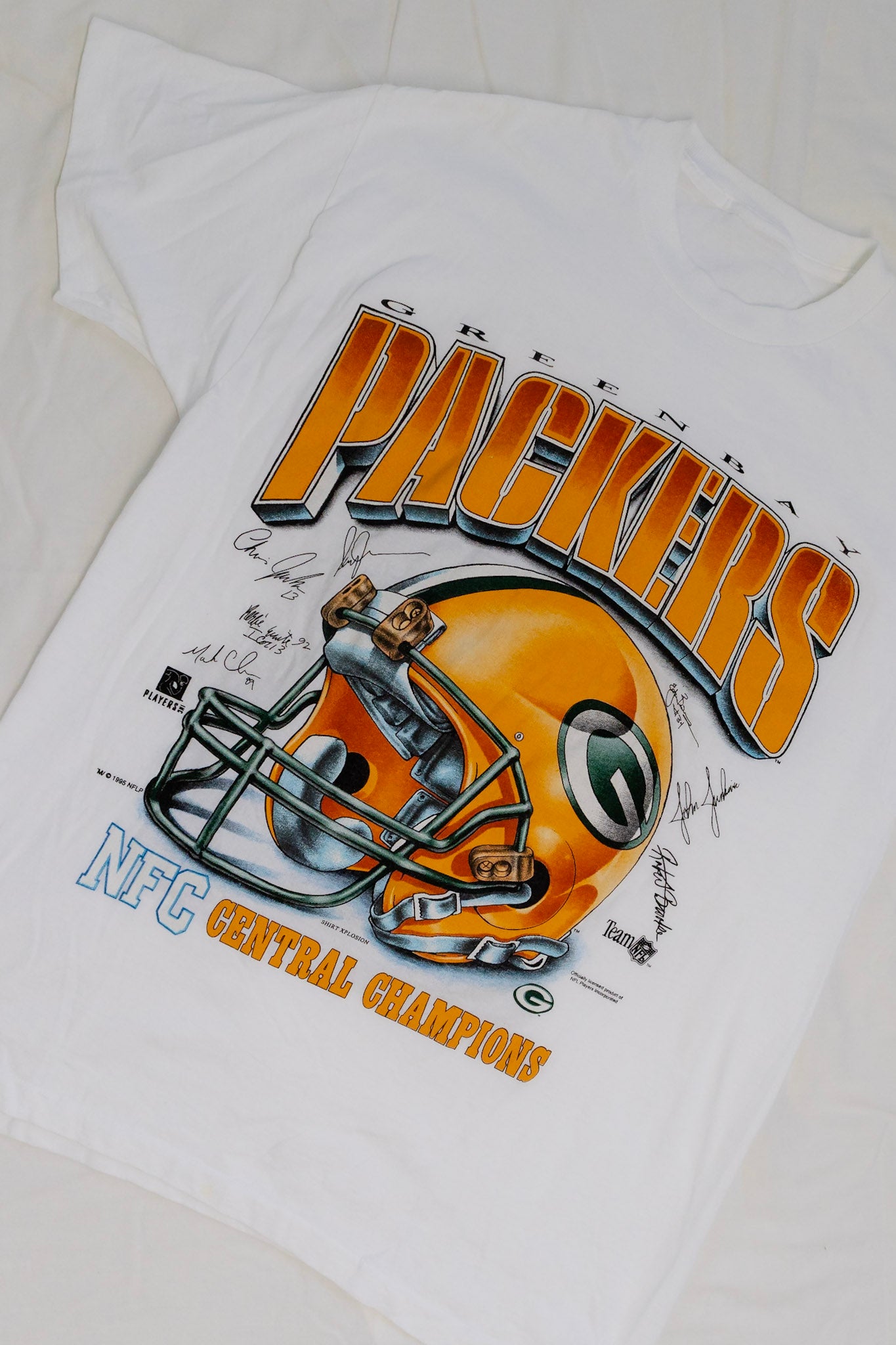White NFL Packers Vintage Tee