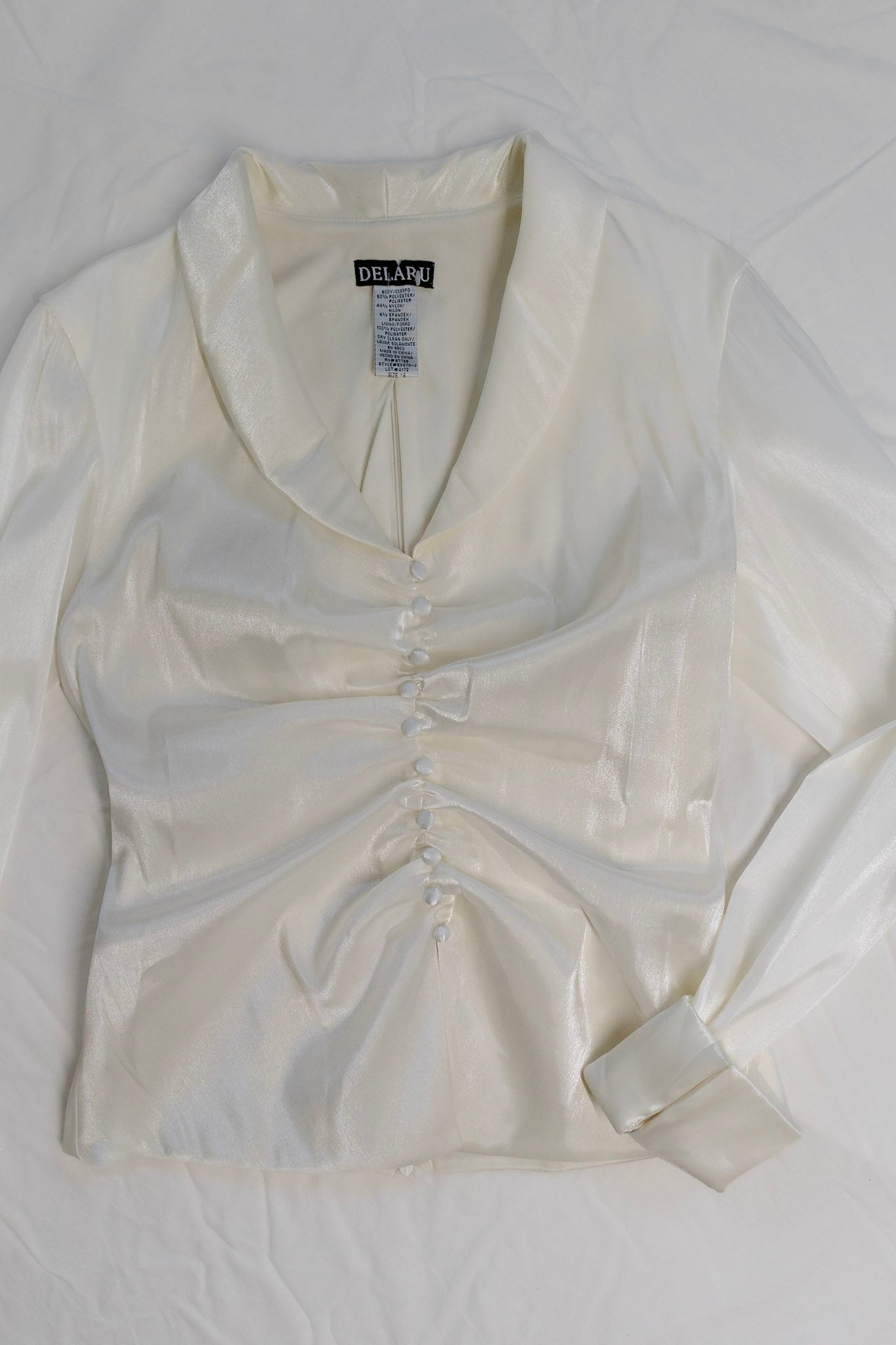 Classy Vintage Collar Blouse