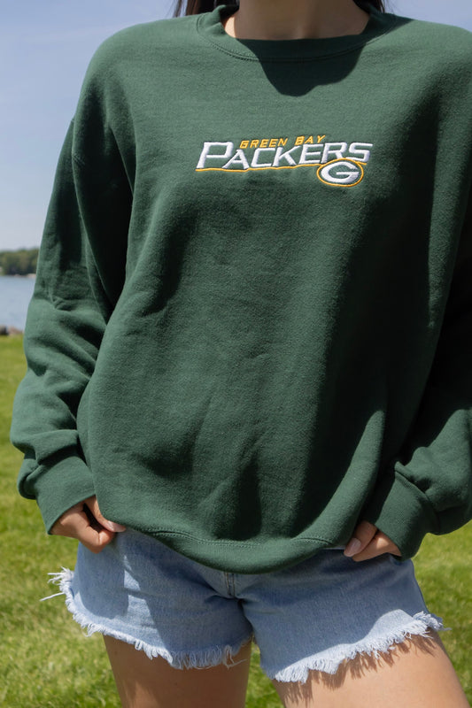 Oversized Packers Crew Neck