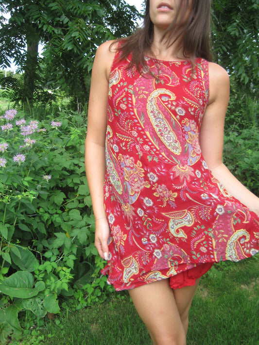 Vintage Flowy Summer Dress