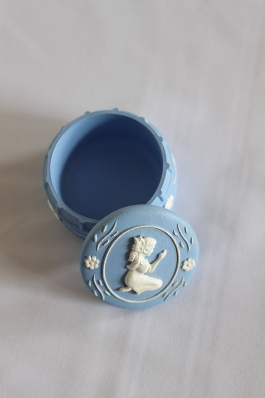 Lonely Girl Ceramic Jewelry Box