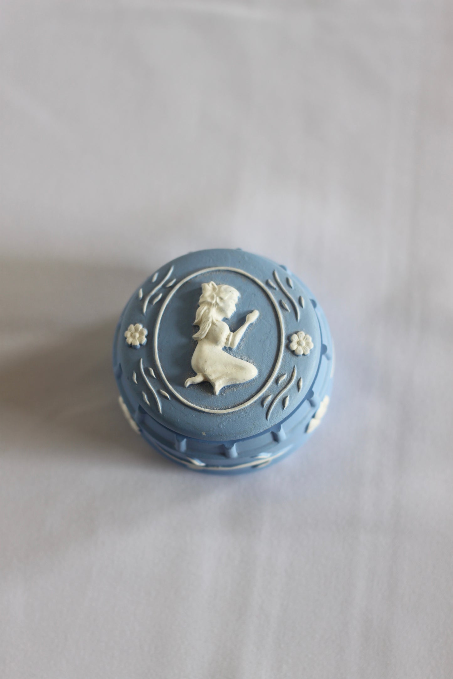 Lonely Girl Ceramic Jewelry Box