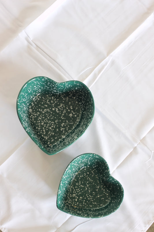 Ceramic Fits Together Heart Bowls (set of 2)