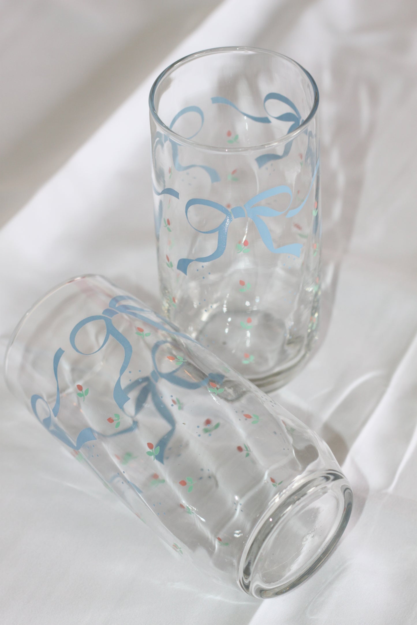 Bow Decal Glasses (set of 2)