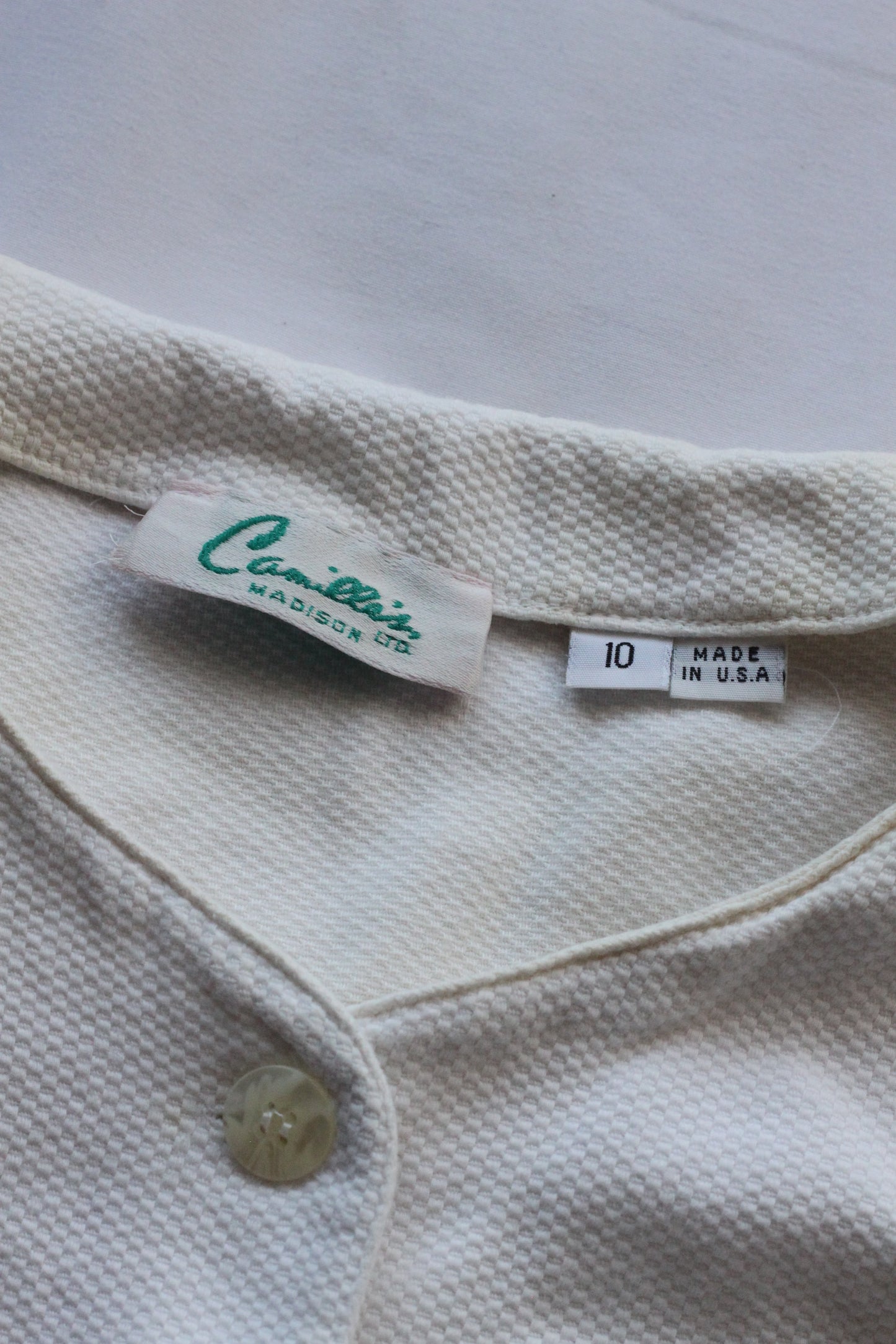 Vintage Button Up Vest