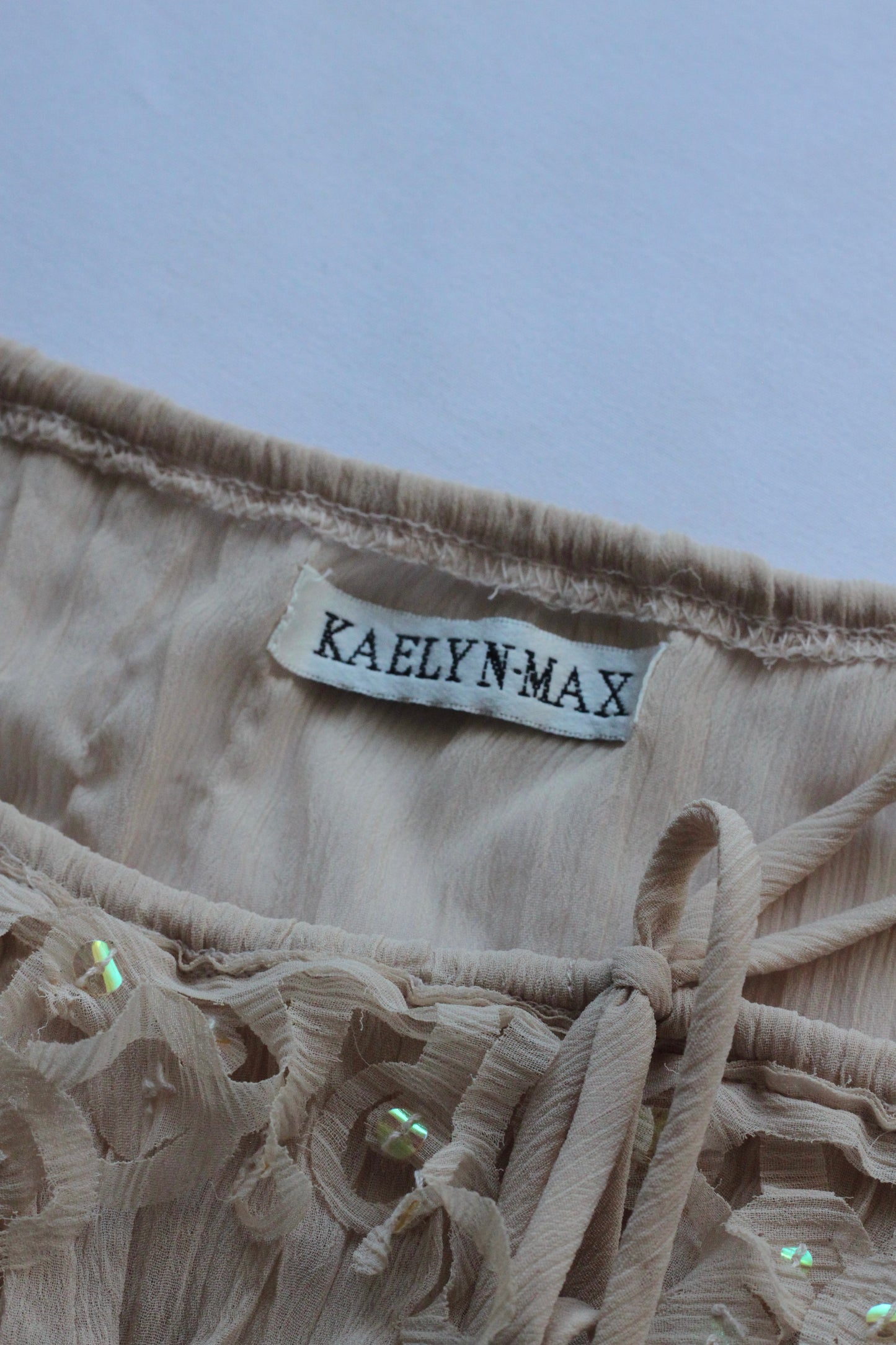 Beautiful Vintage Sheer Top