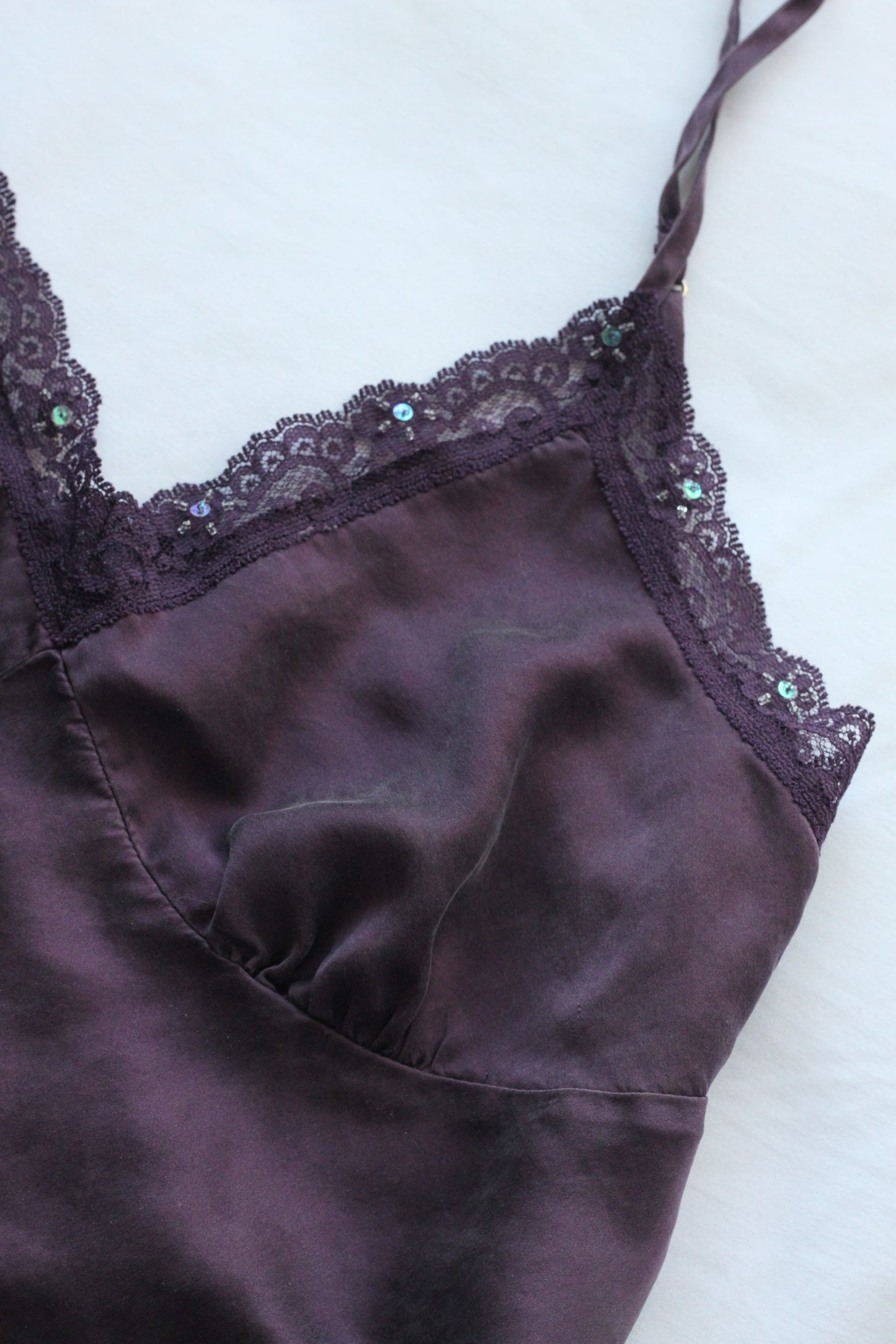 Vintage Purple Lace Cami