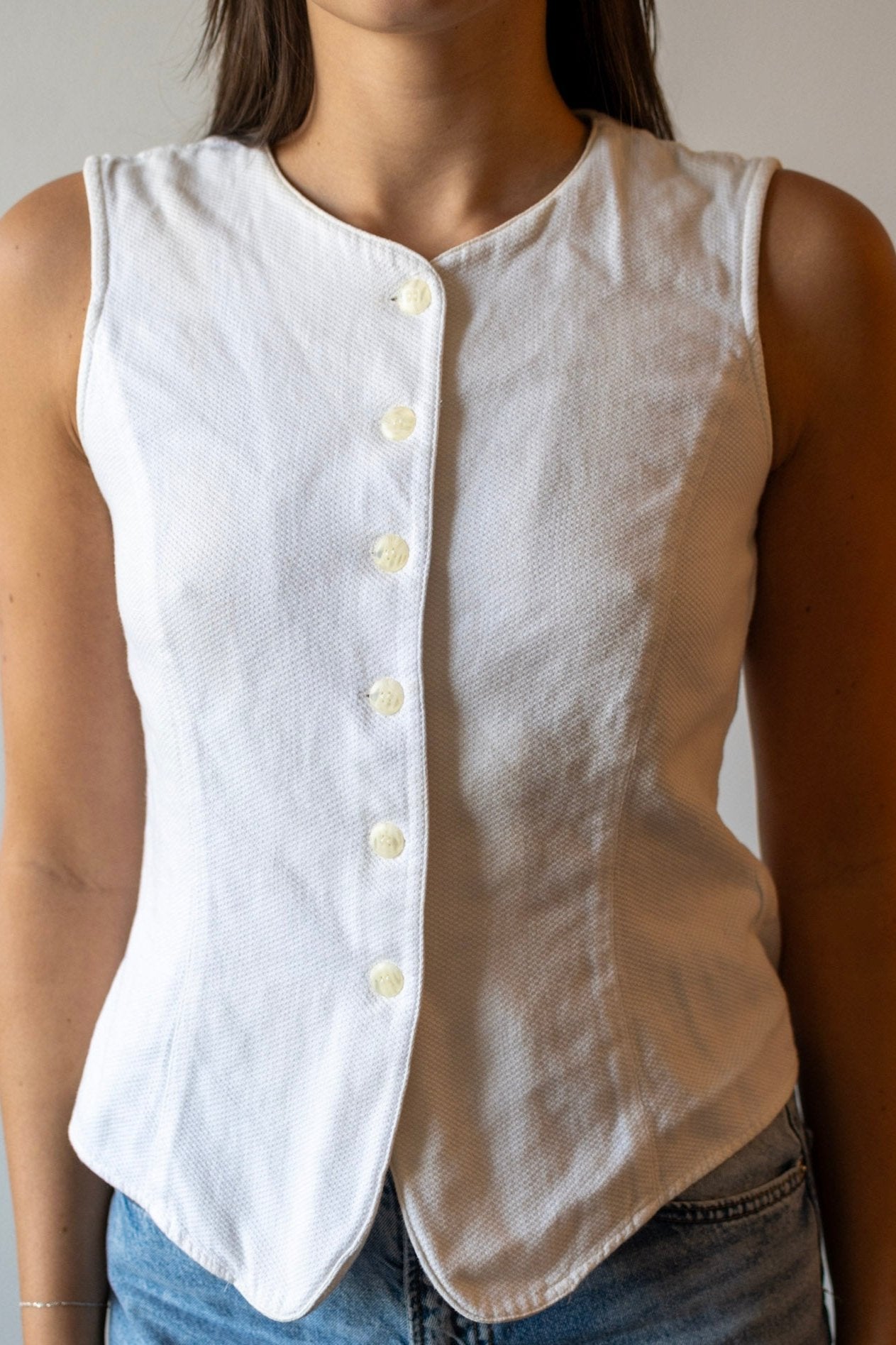 Vintage Button Up Vest