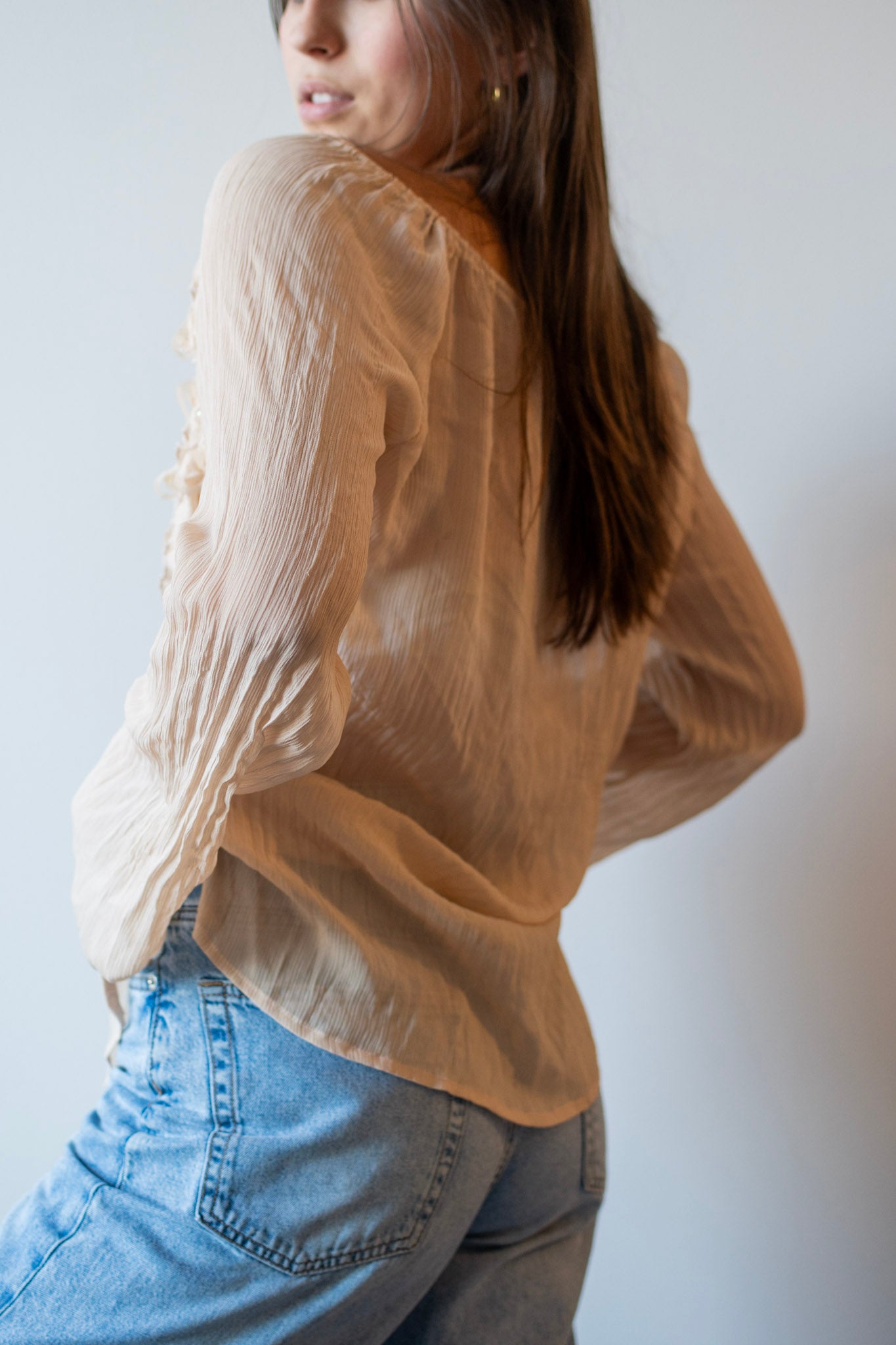 Beautiful Vintage Sheer Top