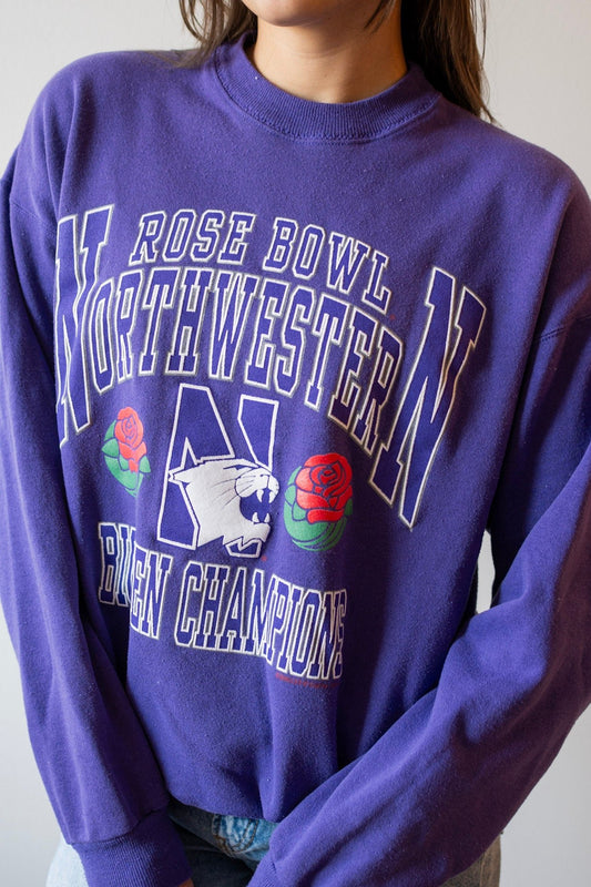 Vintage Northwestern Rose Bowl Crewneck