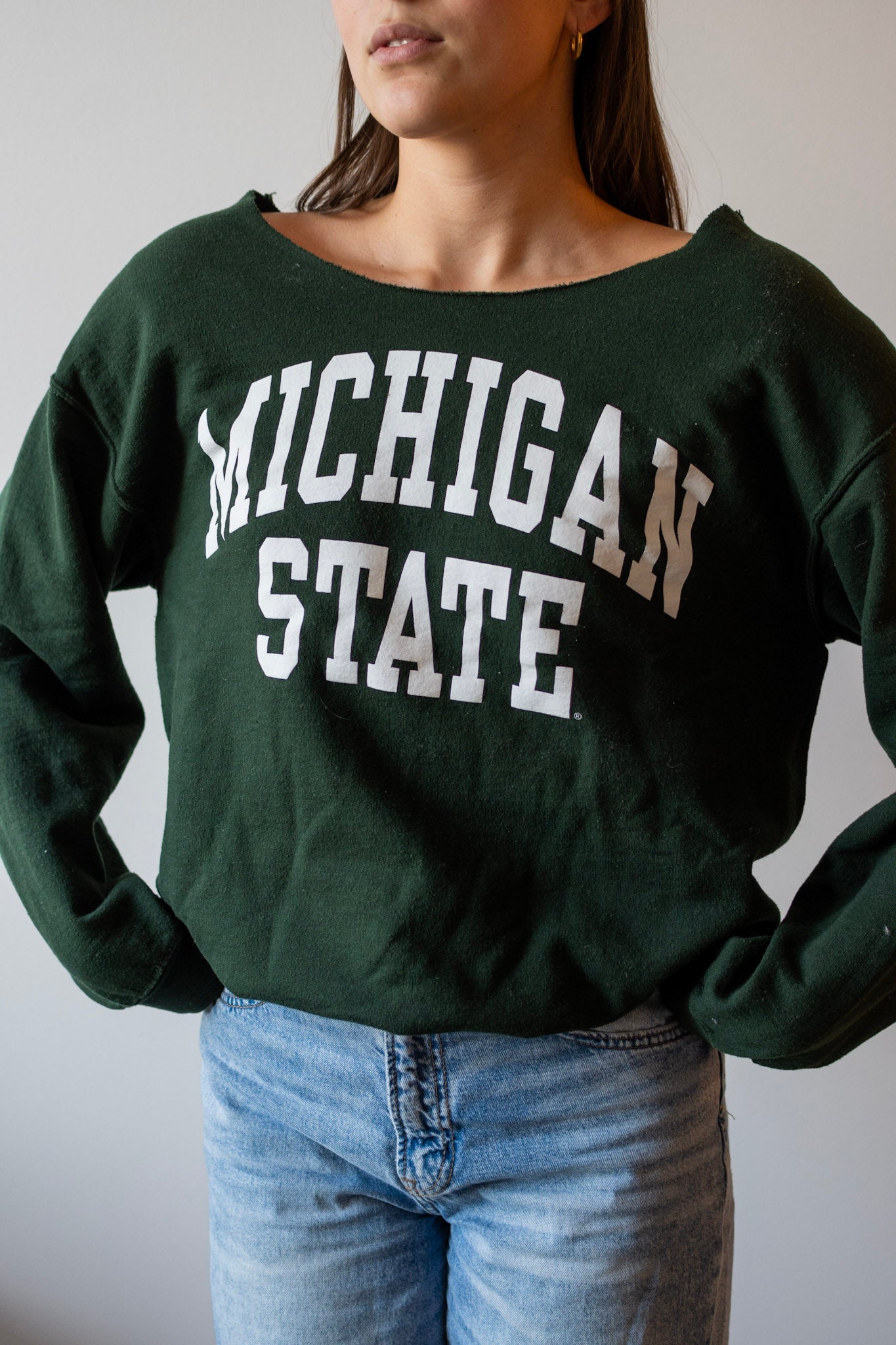 Michigan State Cozy Crew Neck